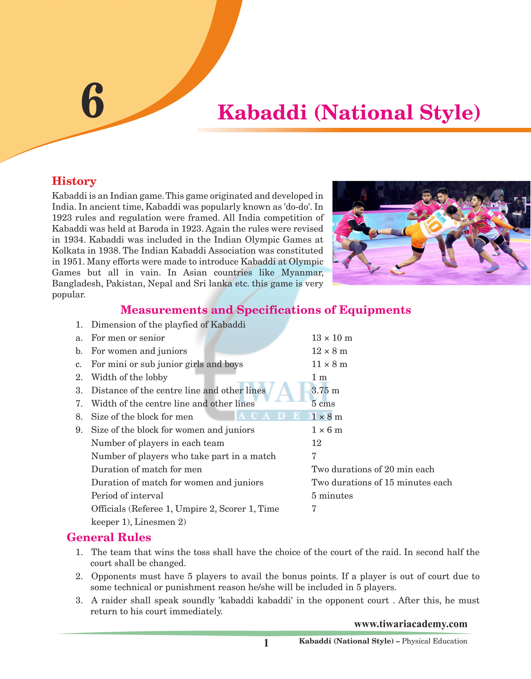 physical education project on kabaddi in hindi
