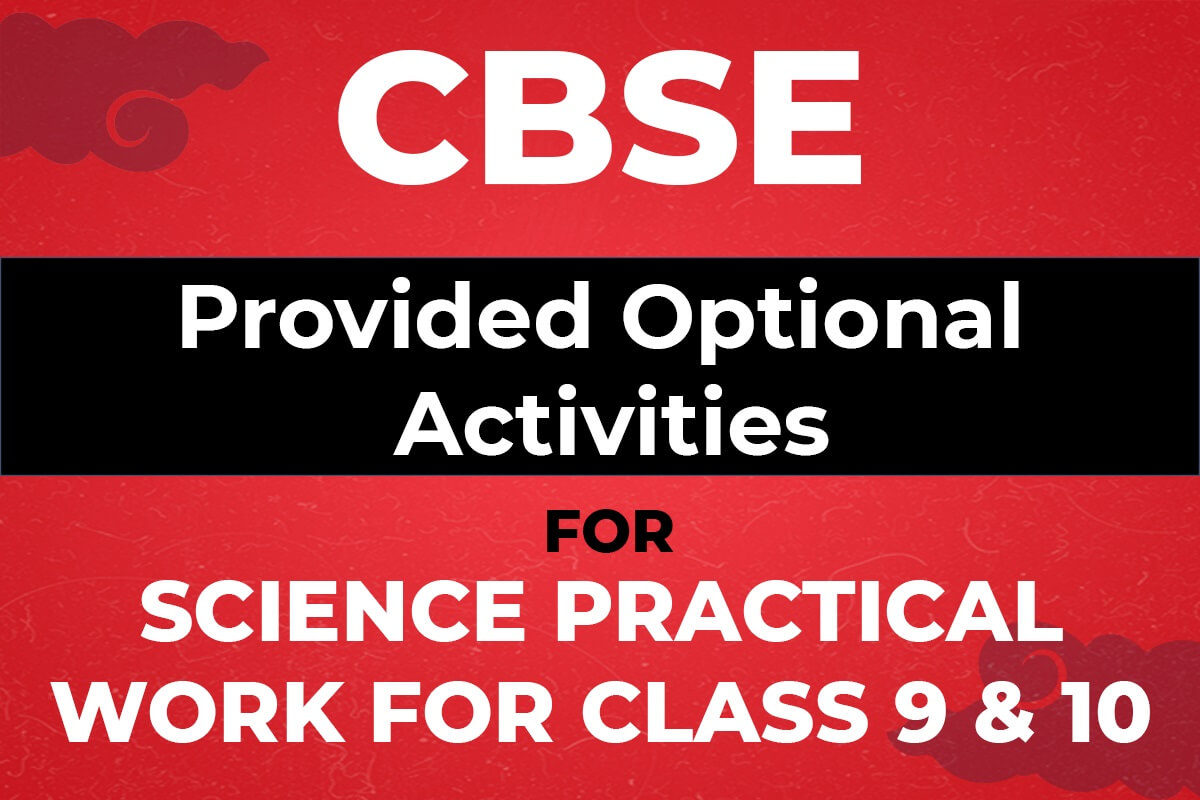 Optional Activities for Science Practical