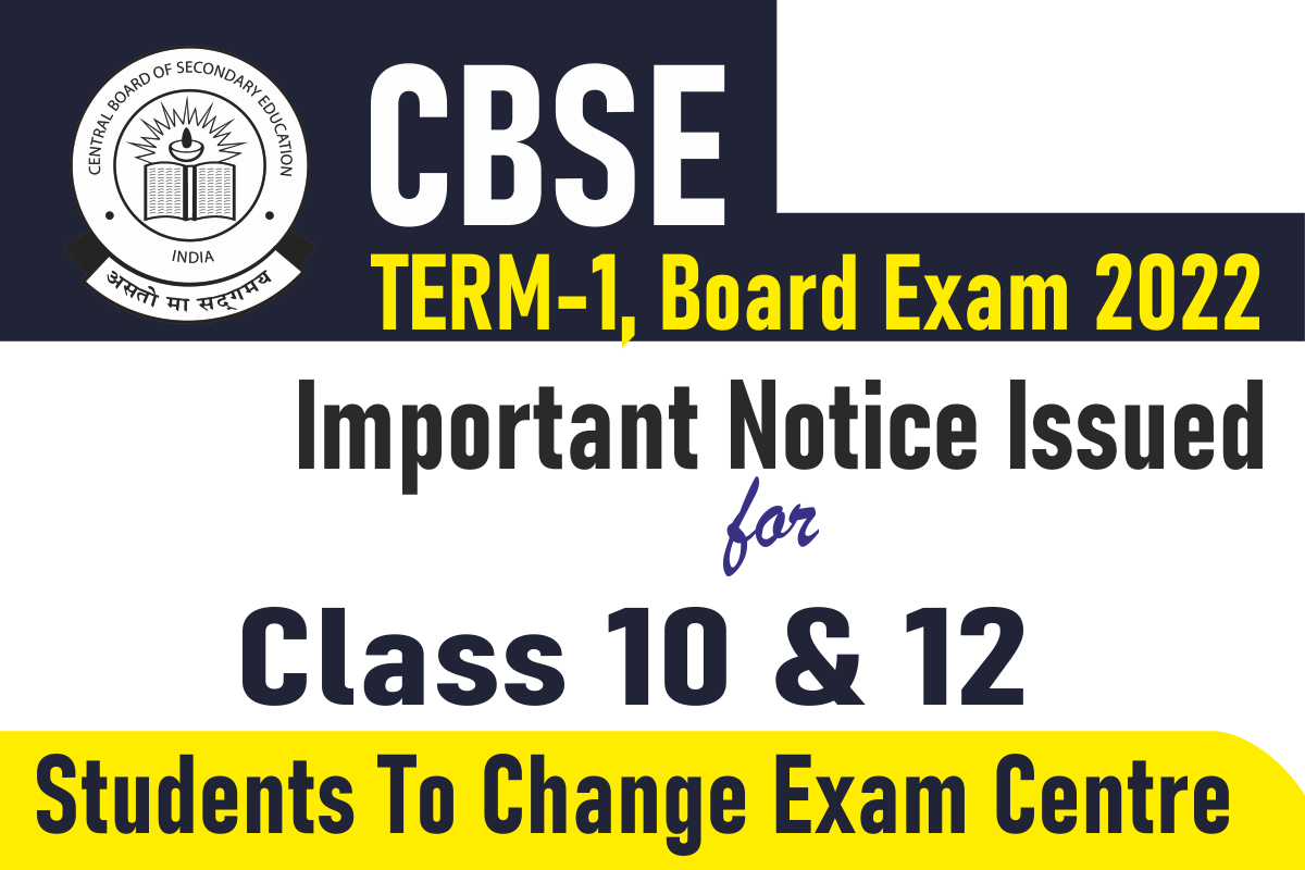 Important Notice Issued for Class 10 and 12