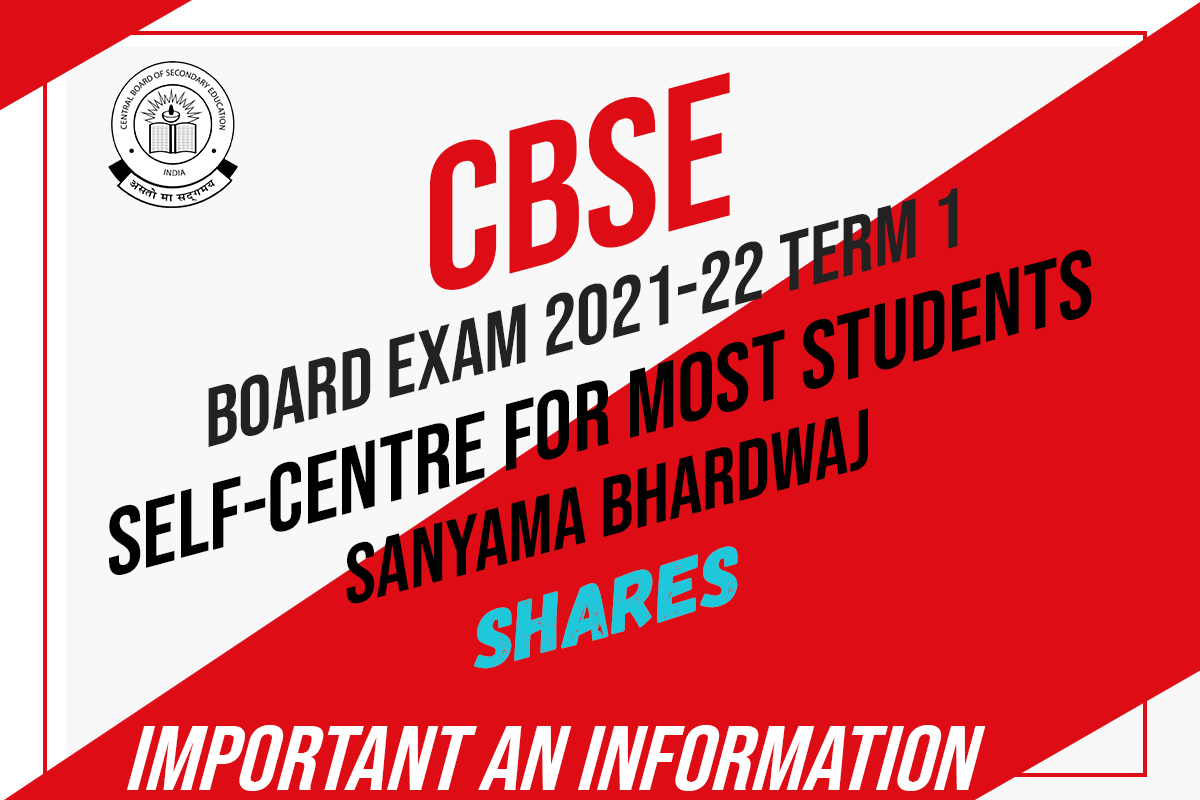 CBSE Self Centre for Most Students
