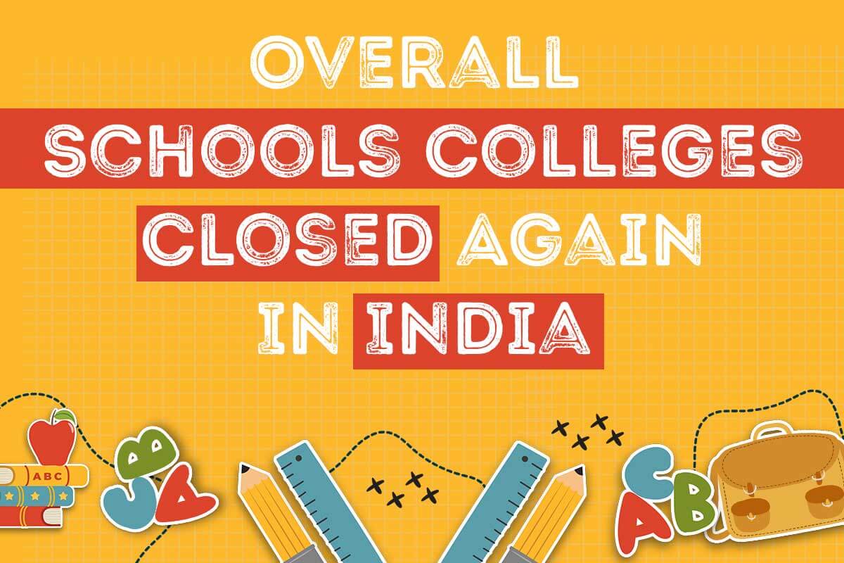 Overall Schools and Colleges closed again in India
