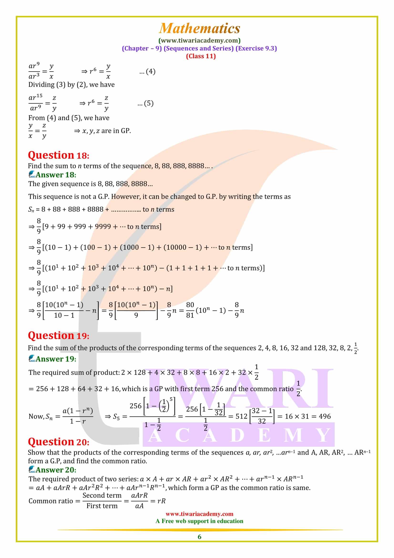 ncert-solutions-for-class-11-maths-exercise-9-3-sequences-and-series