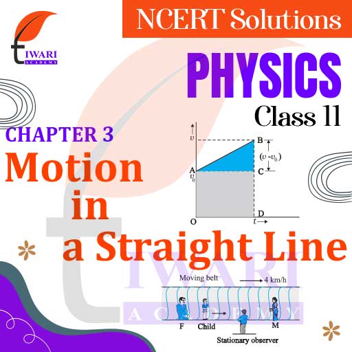 NCERT Solutions For Class 11 Physics Chapter 3 Motion In Straight Line