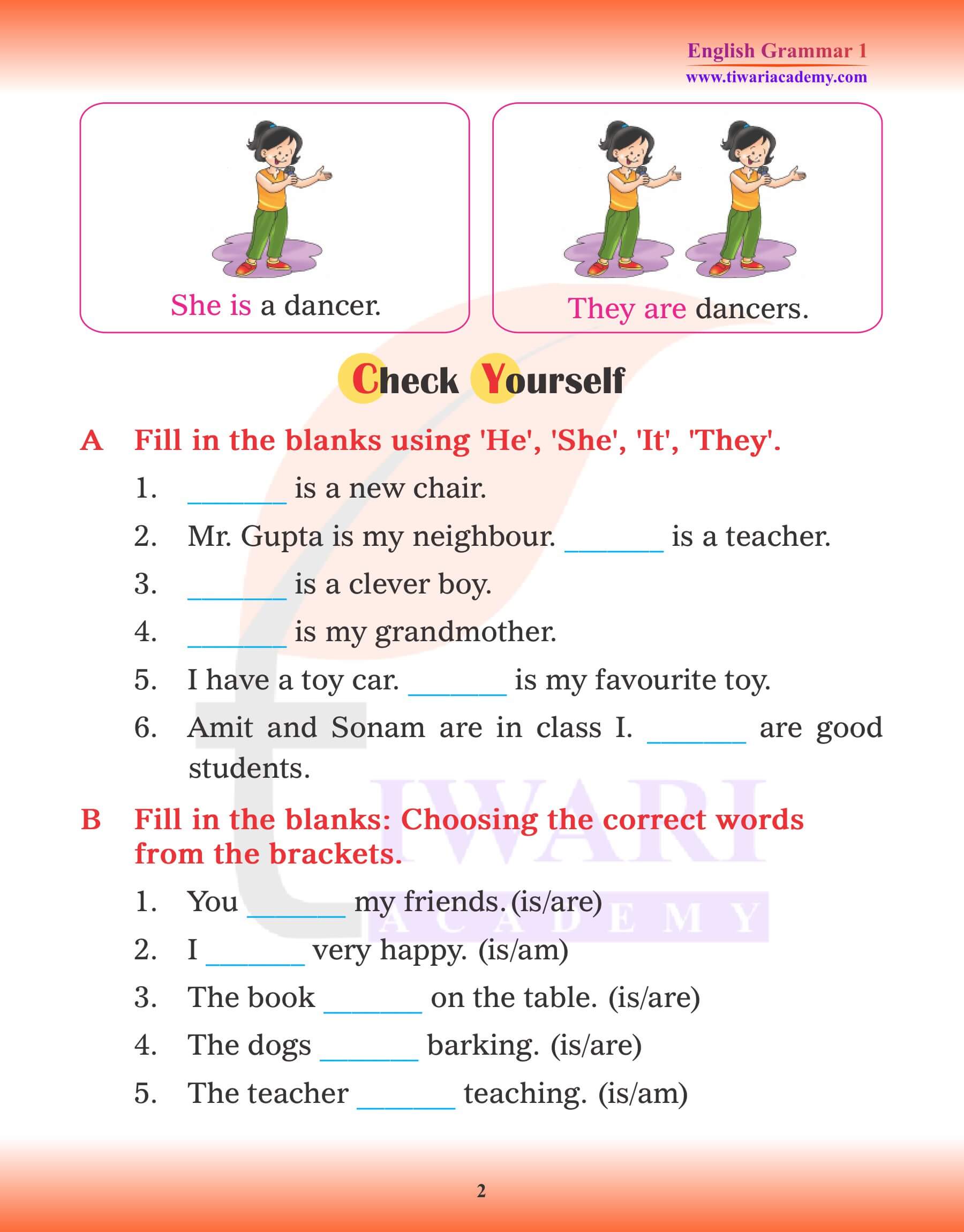 English Grammar Class 1 Has and Have, Learn and Practice