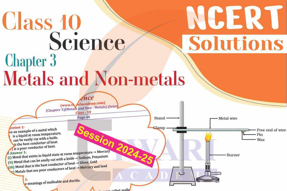 Class 10 Science Chapter 3 Topics