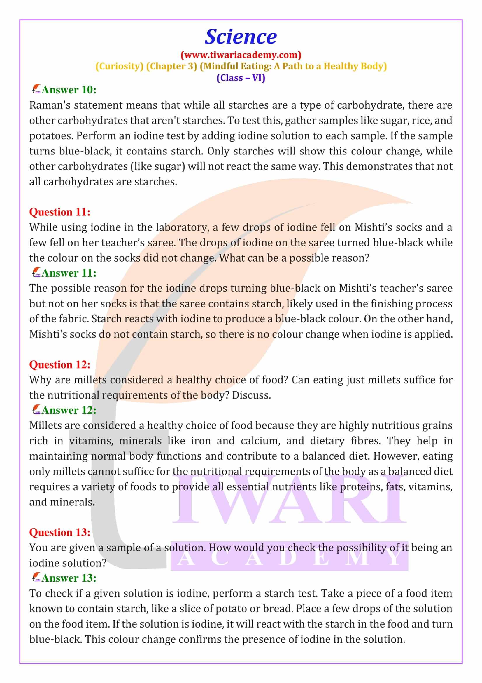 Class 6 Science Chapter 3