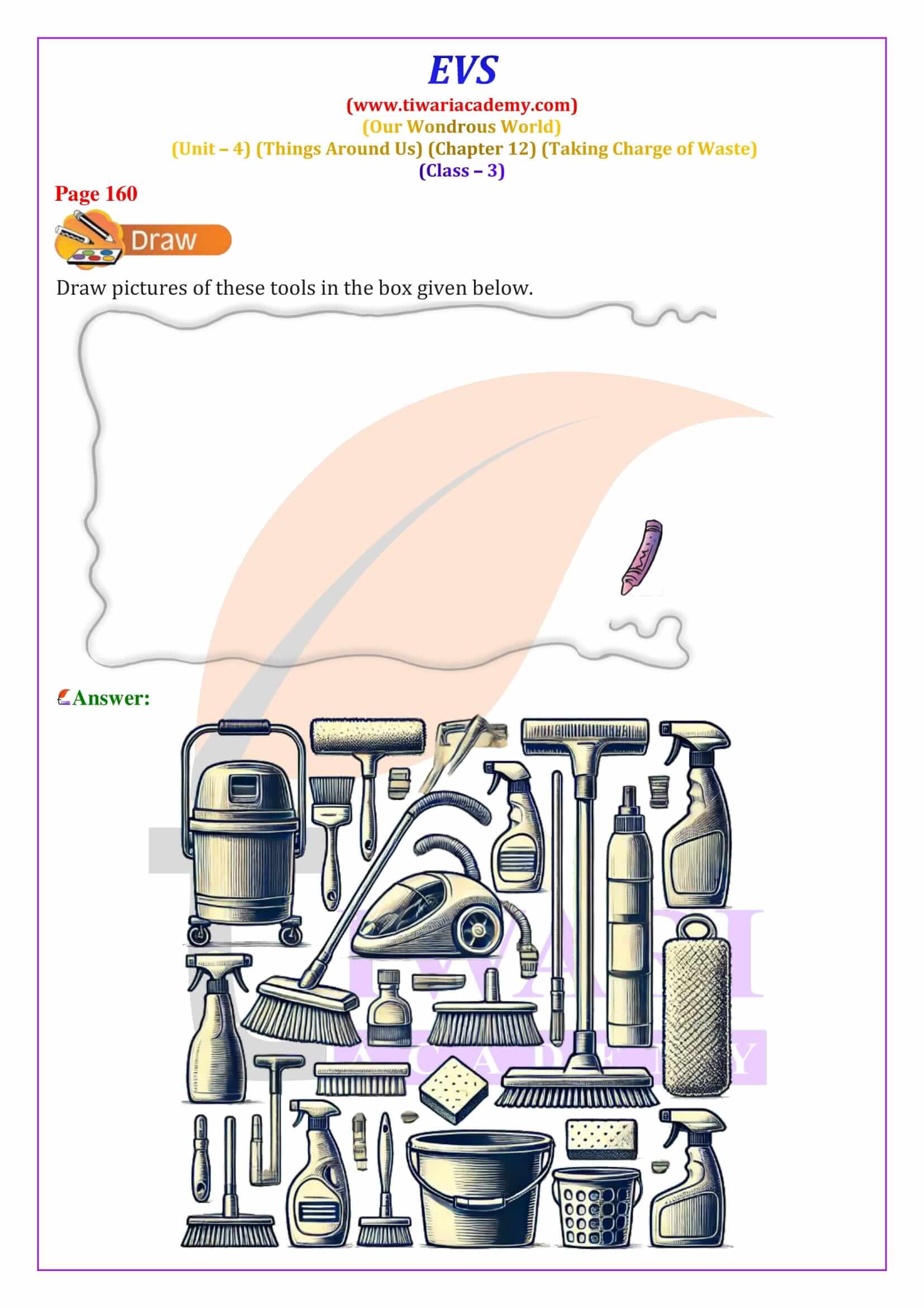 Class 3 EVS Chapter 12 NCERT Answers