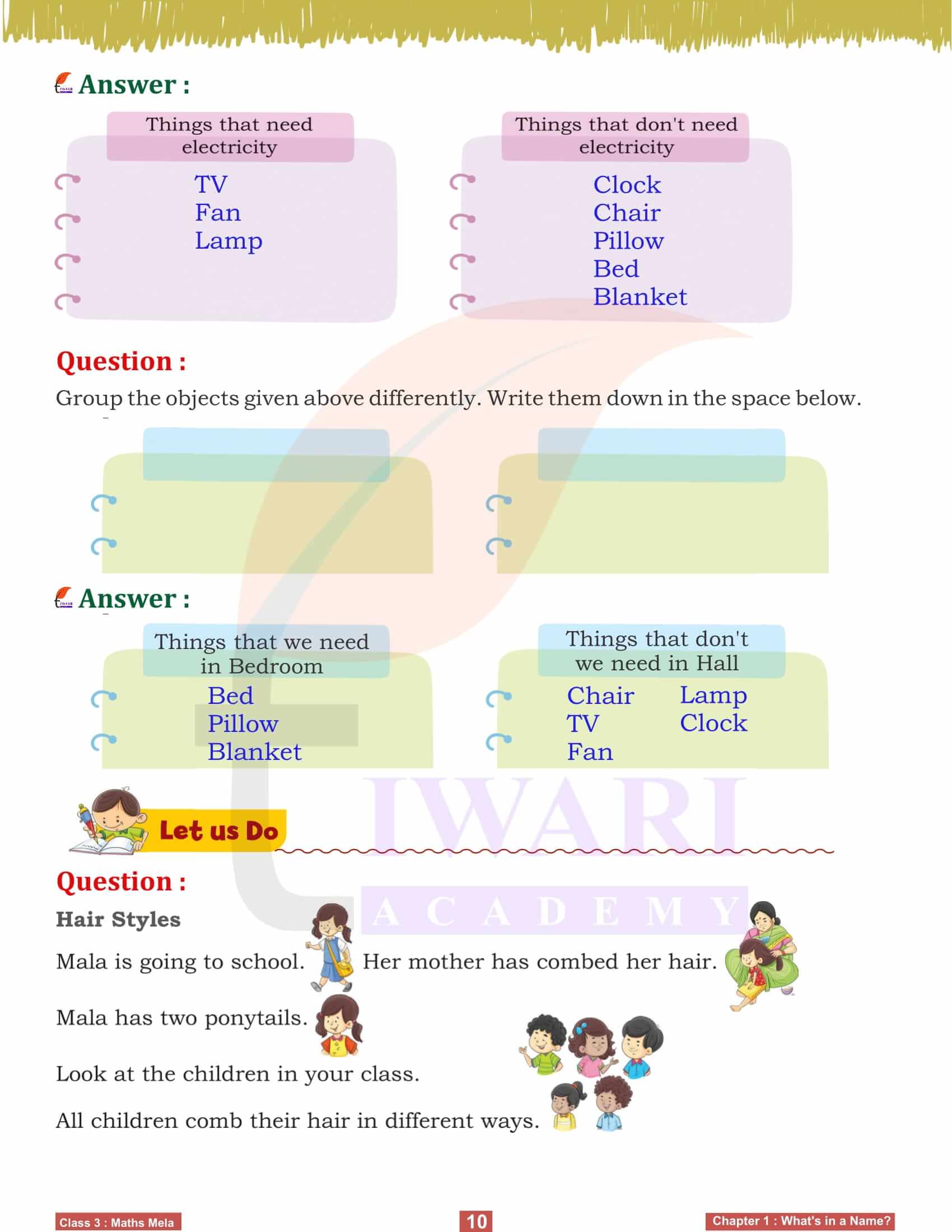 Class 3 Maths Chapter 1