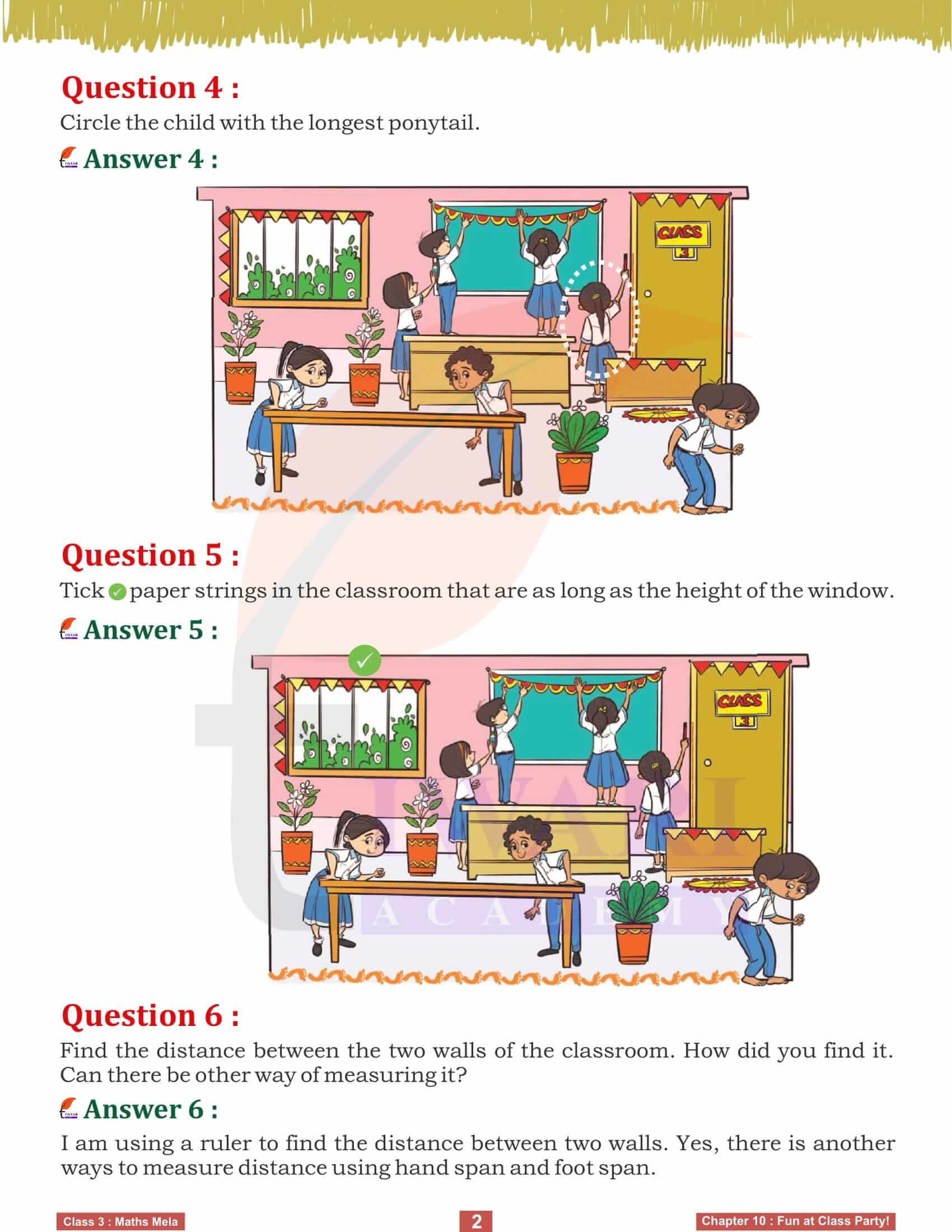 Class 3 Maths Mela Chapter 10 NCERT Solutions