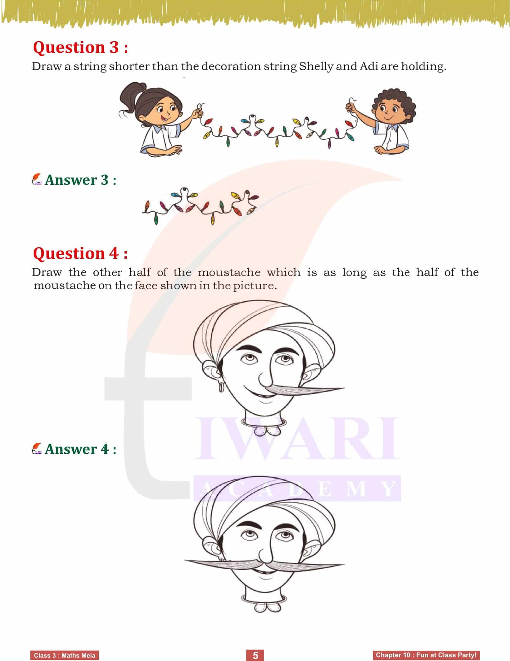 Class 3 Maths Mela Chapter 10 NCERT Answers