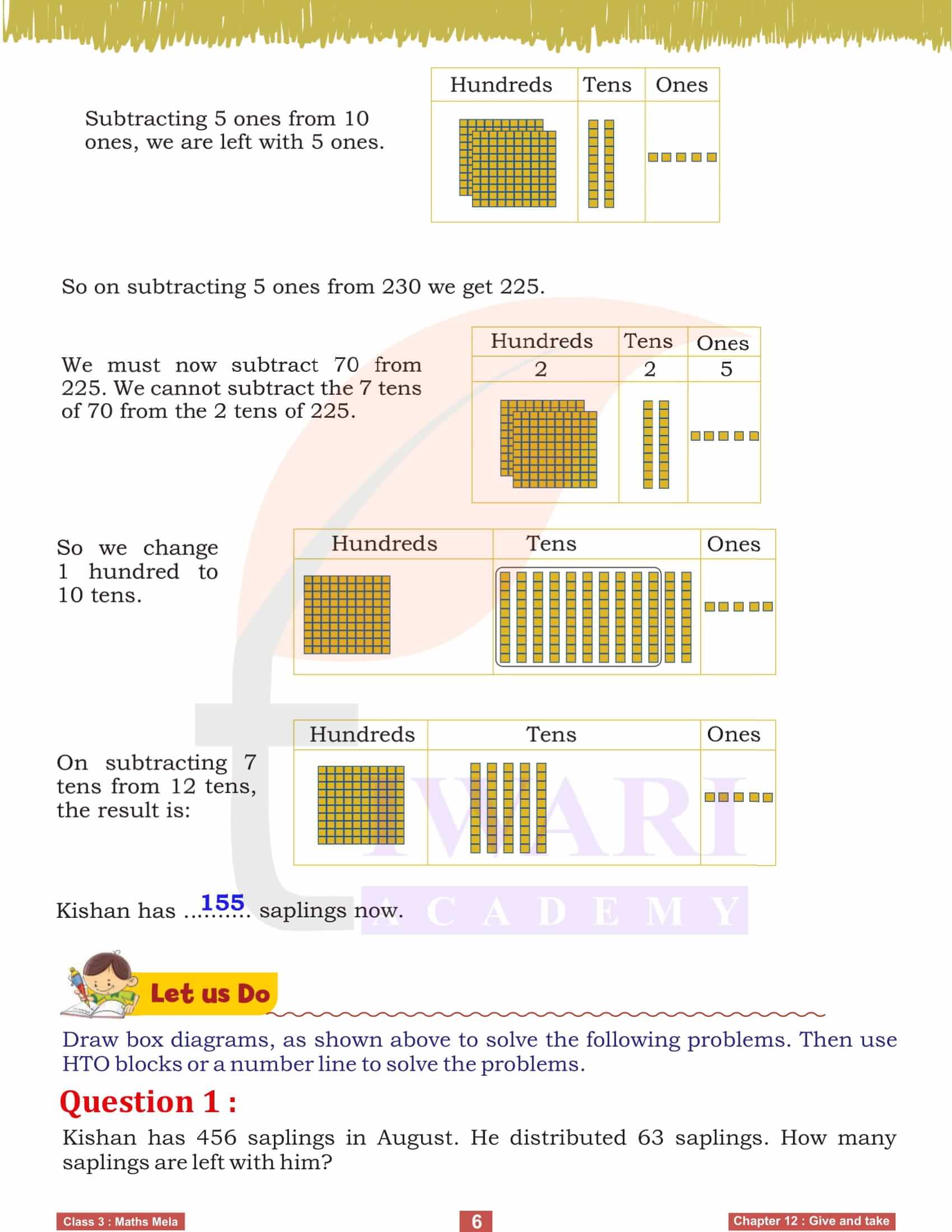 Class 3 Maths Mela Chapter 12 NCERT Answers