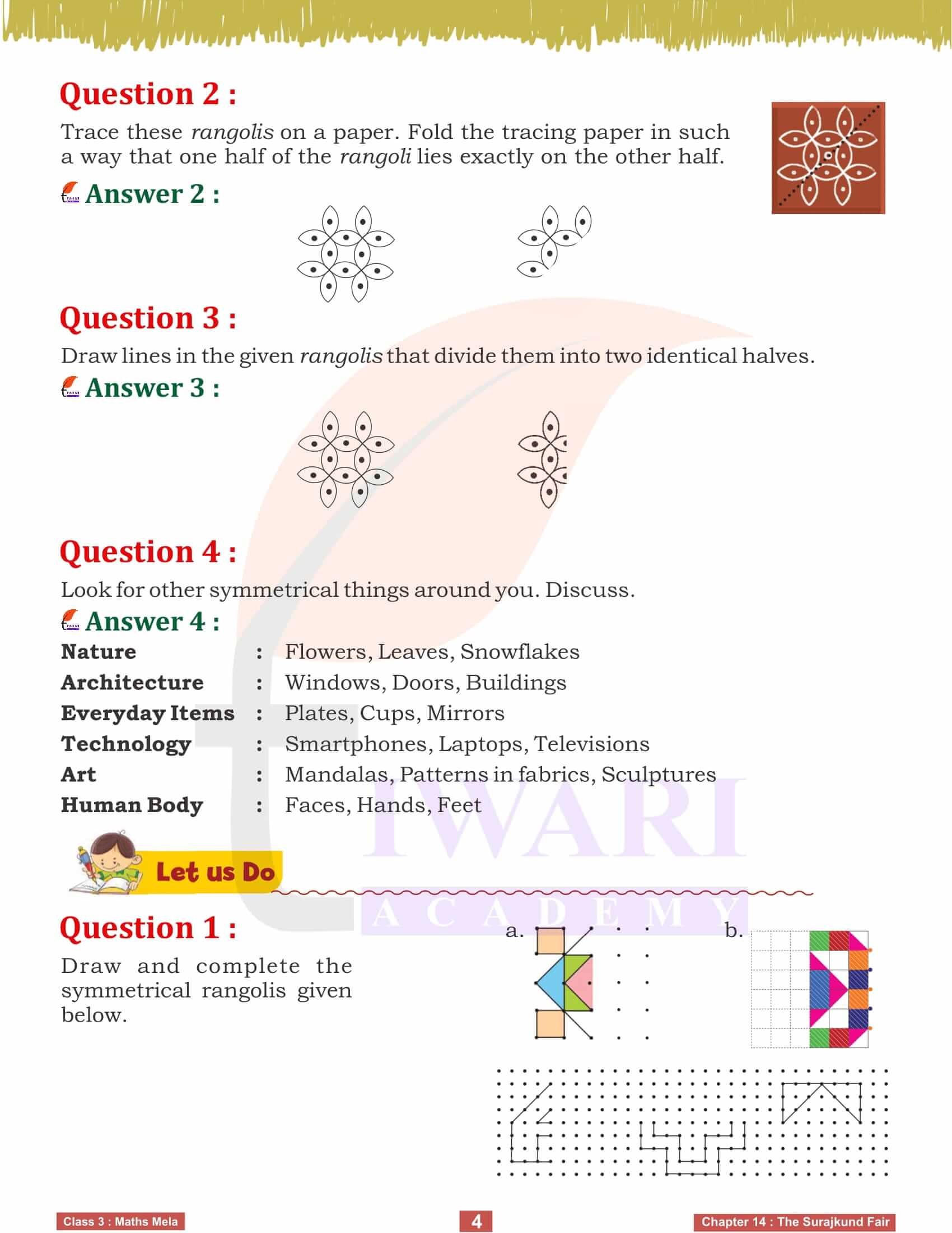 Class 3 Maths Mela Chapter 14 Practice