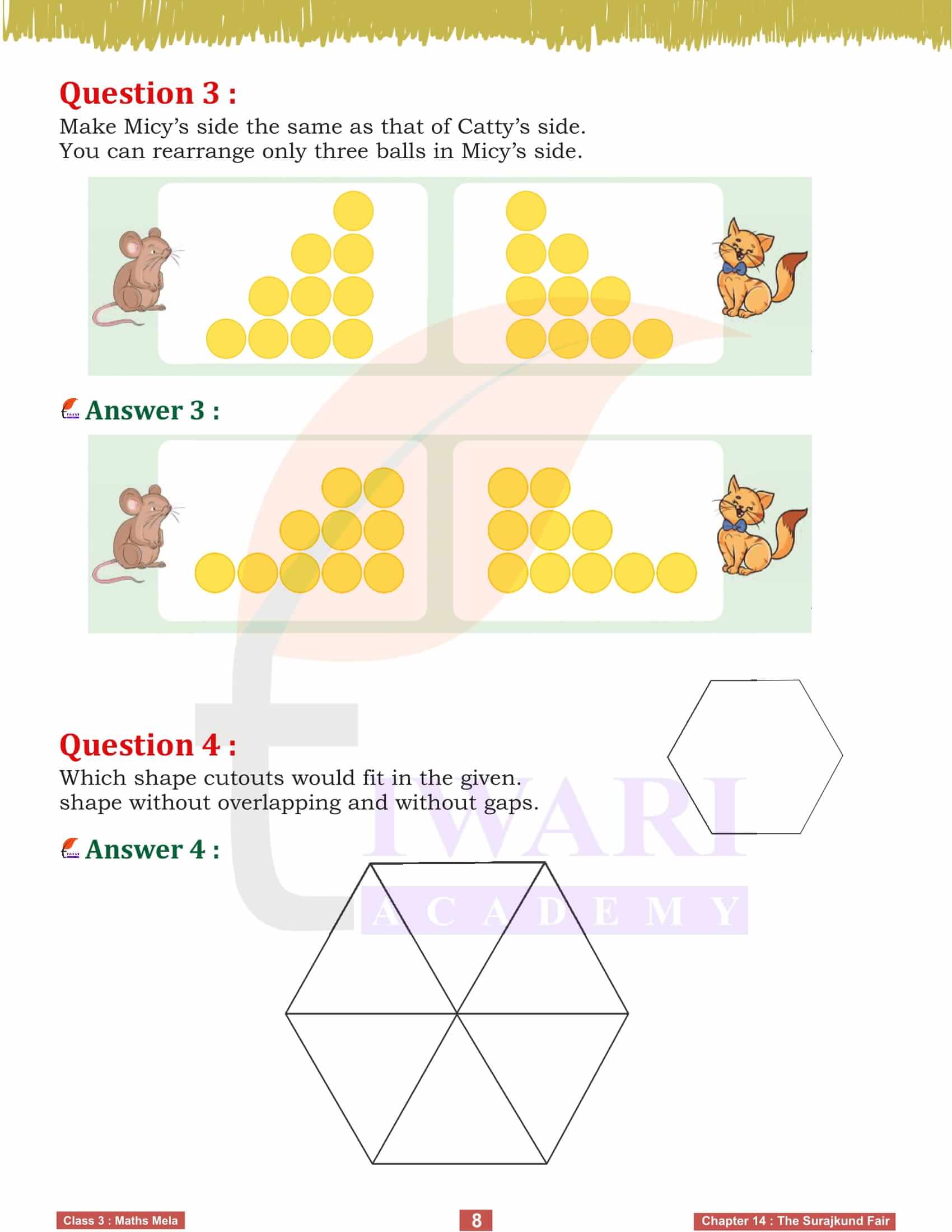 Class 3 Maths Mela Chapter 14 NCERT Answers