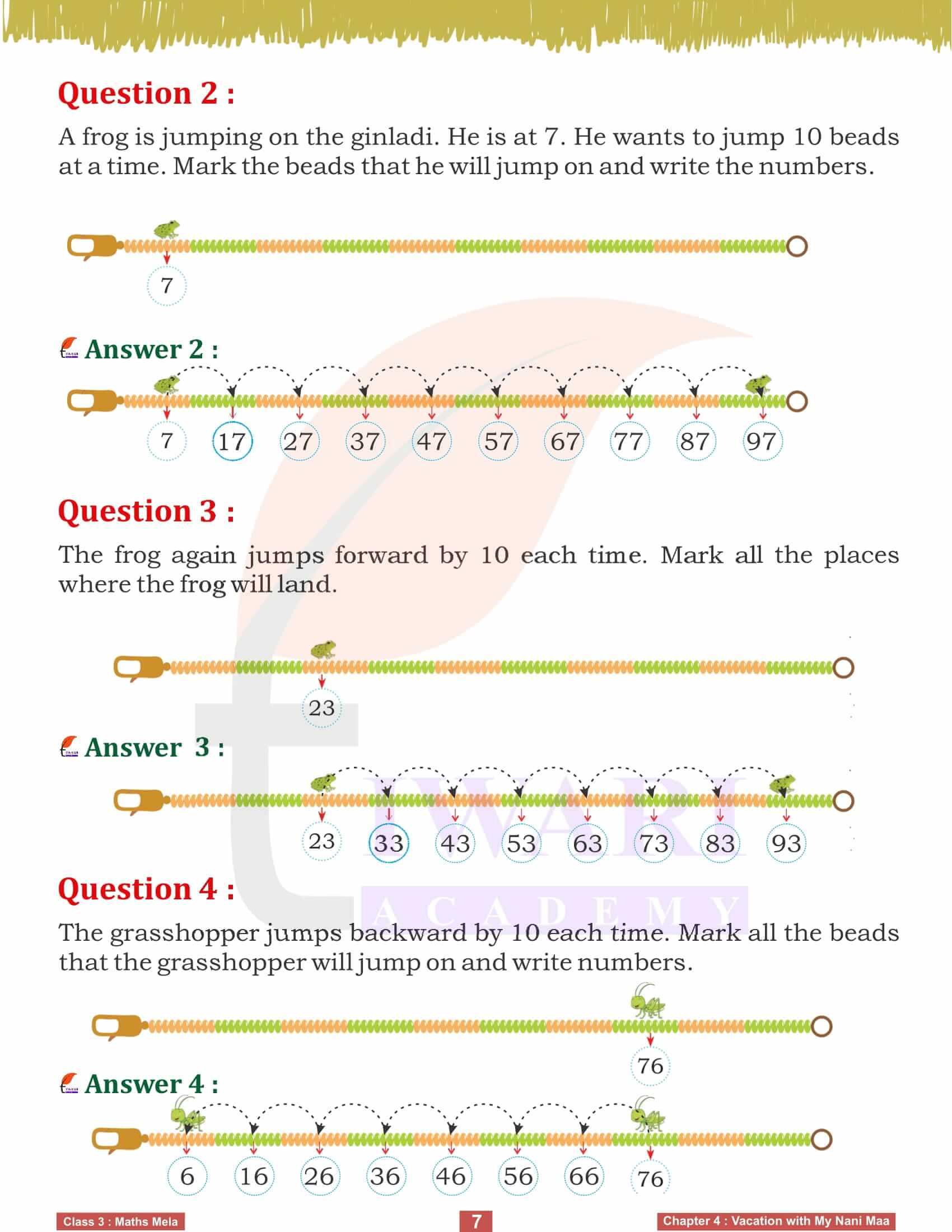 Class 3 Maths Mela Chapter 4 NCERT Solutions