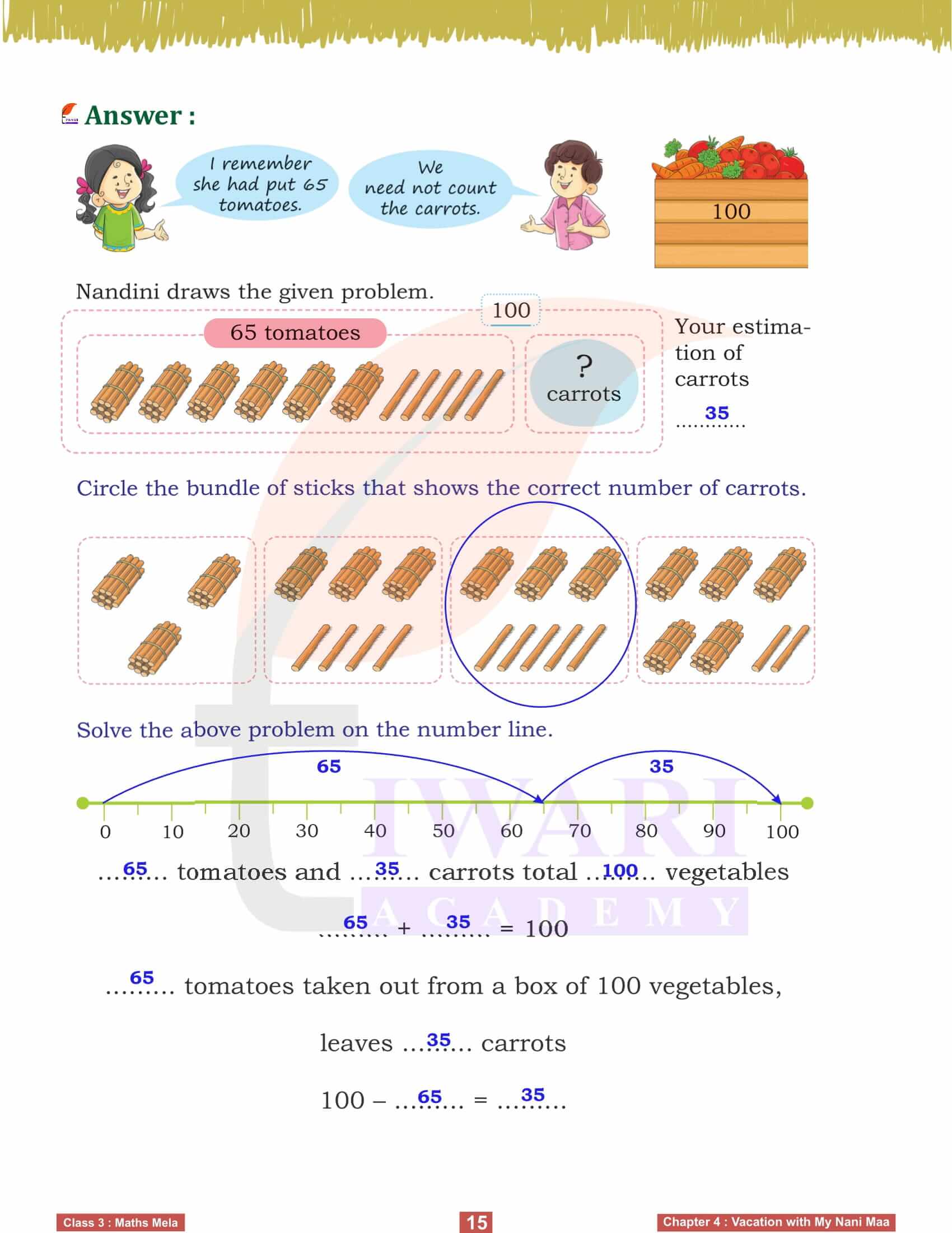 Class 3 Maths Chapter 4 Maths Mela Exercises