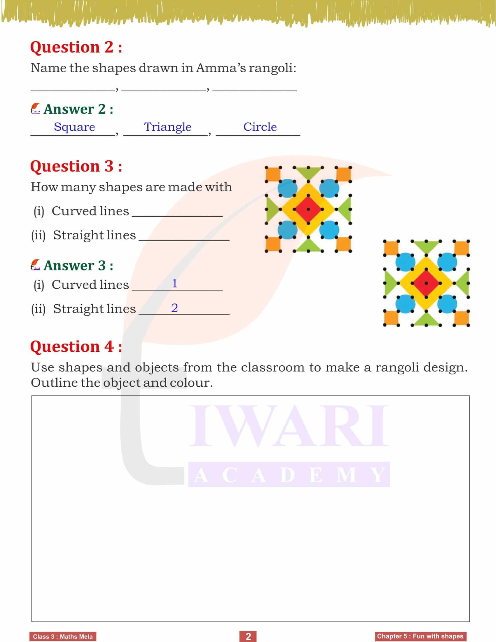 Class 3 Maths Mela Chapter 5 NCERT Solutions