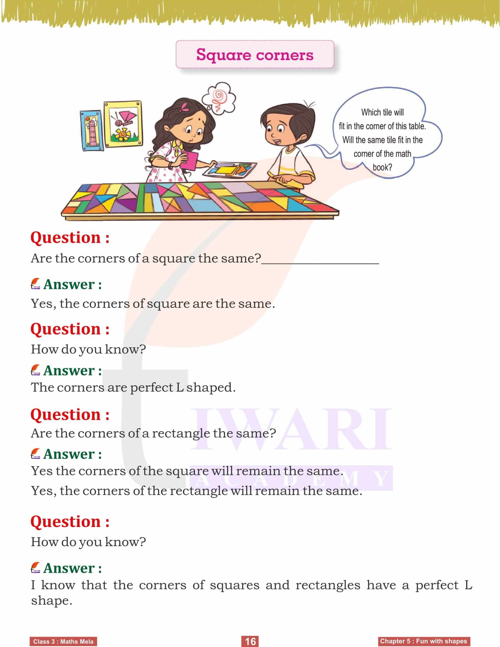 Class 3 Maths Mela Chapter 5 NCERT Answers