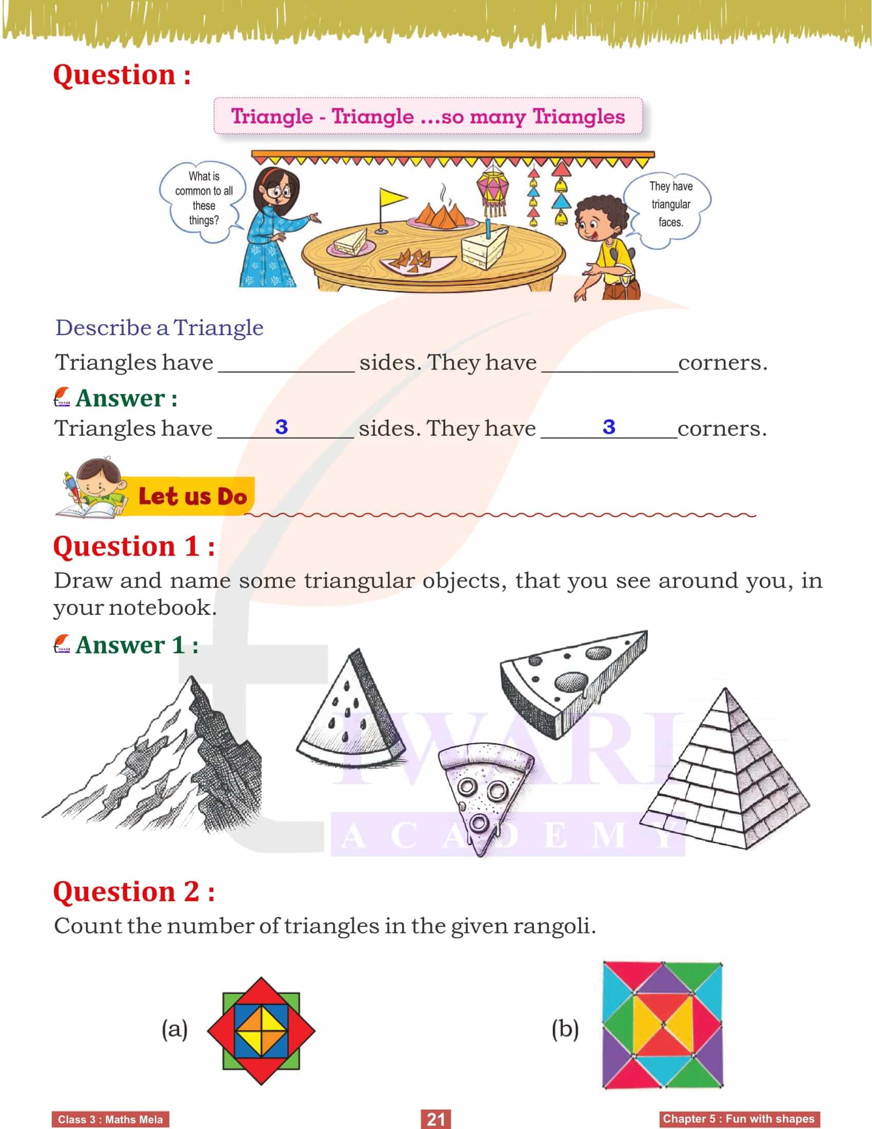 Class 3 Maths Mela Chapter 5 Practice Questions