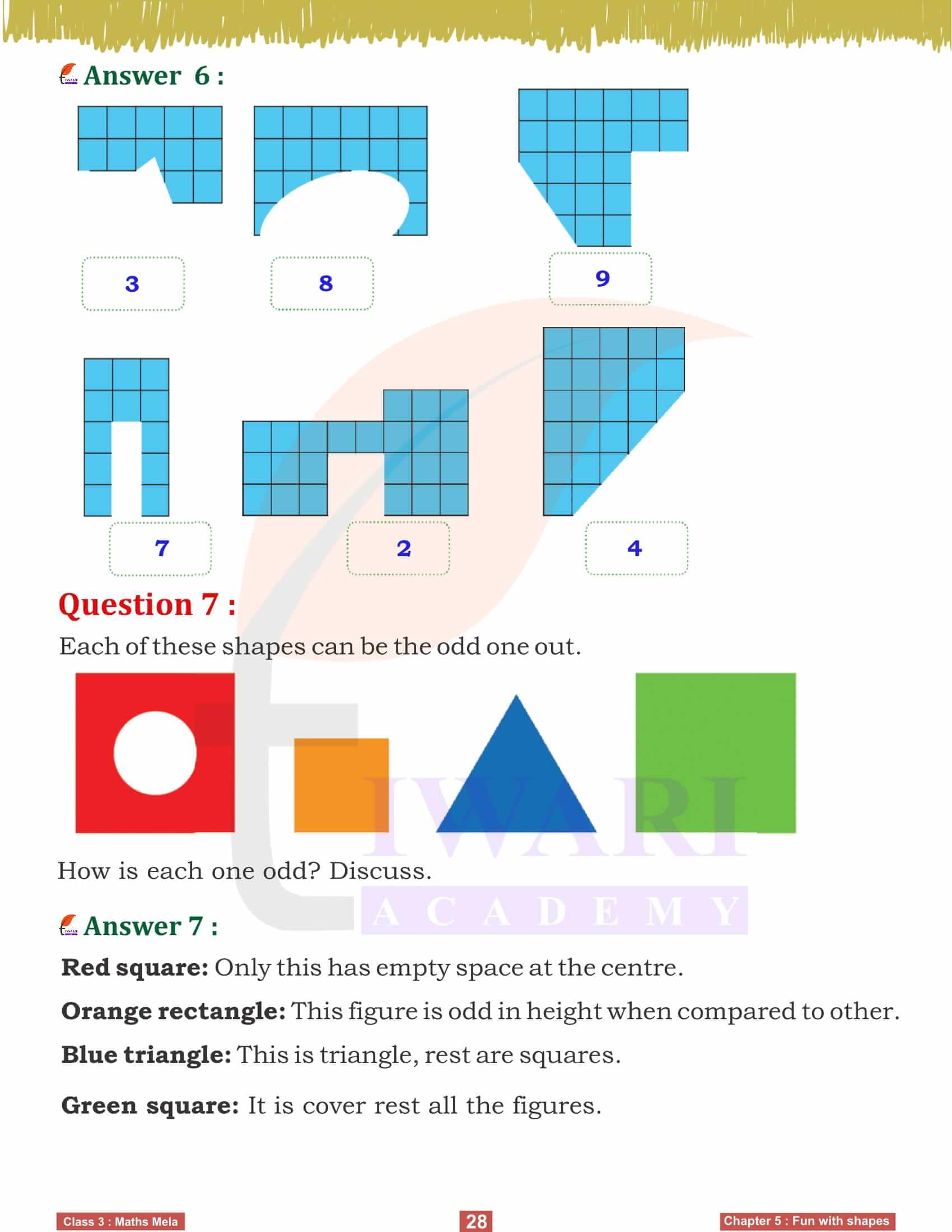 Class 3 Maths Chapter 5 Solutions