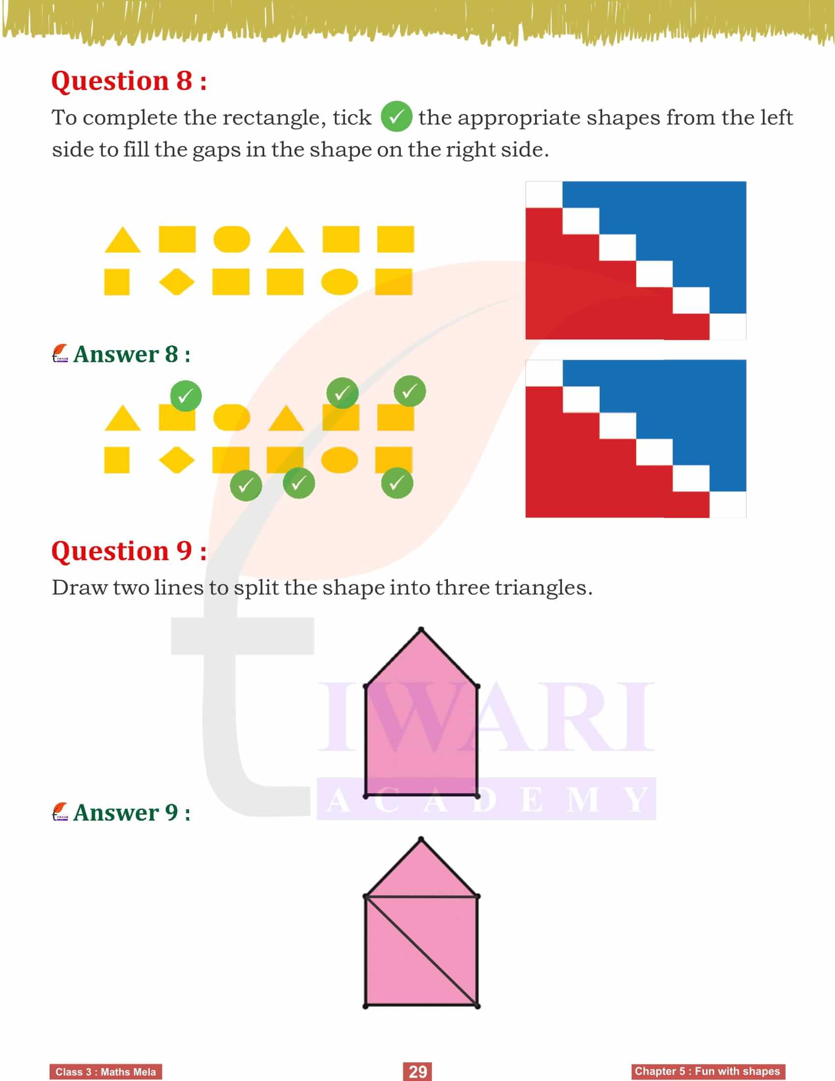 Class 3 Maths Chapter 5 Answers