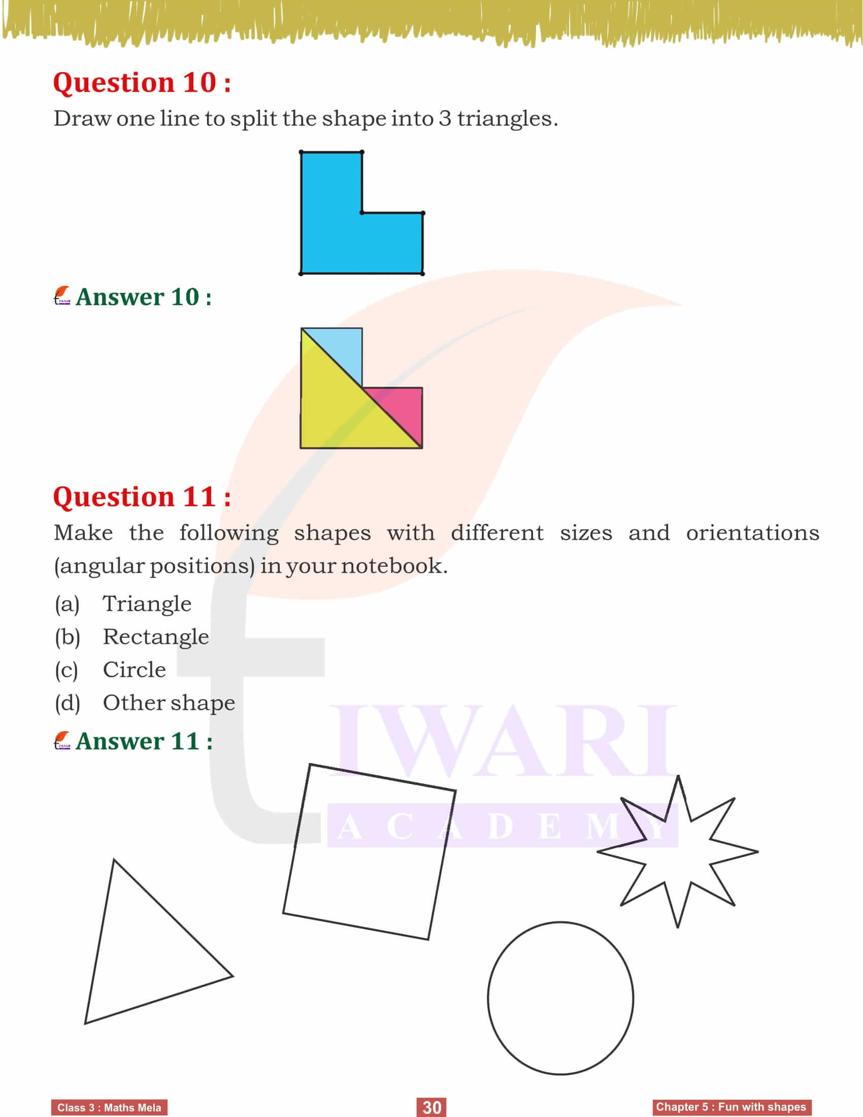 Class 3 Maths Chapter 5 NCERT Solutions