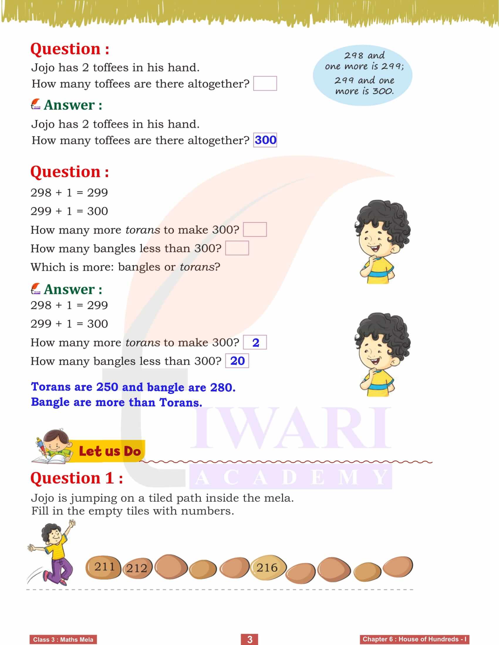 Class 3 Maths Mela Chapter 6