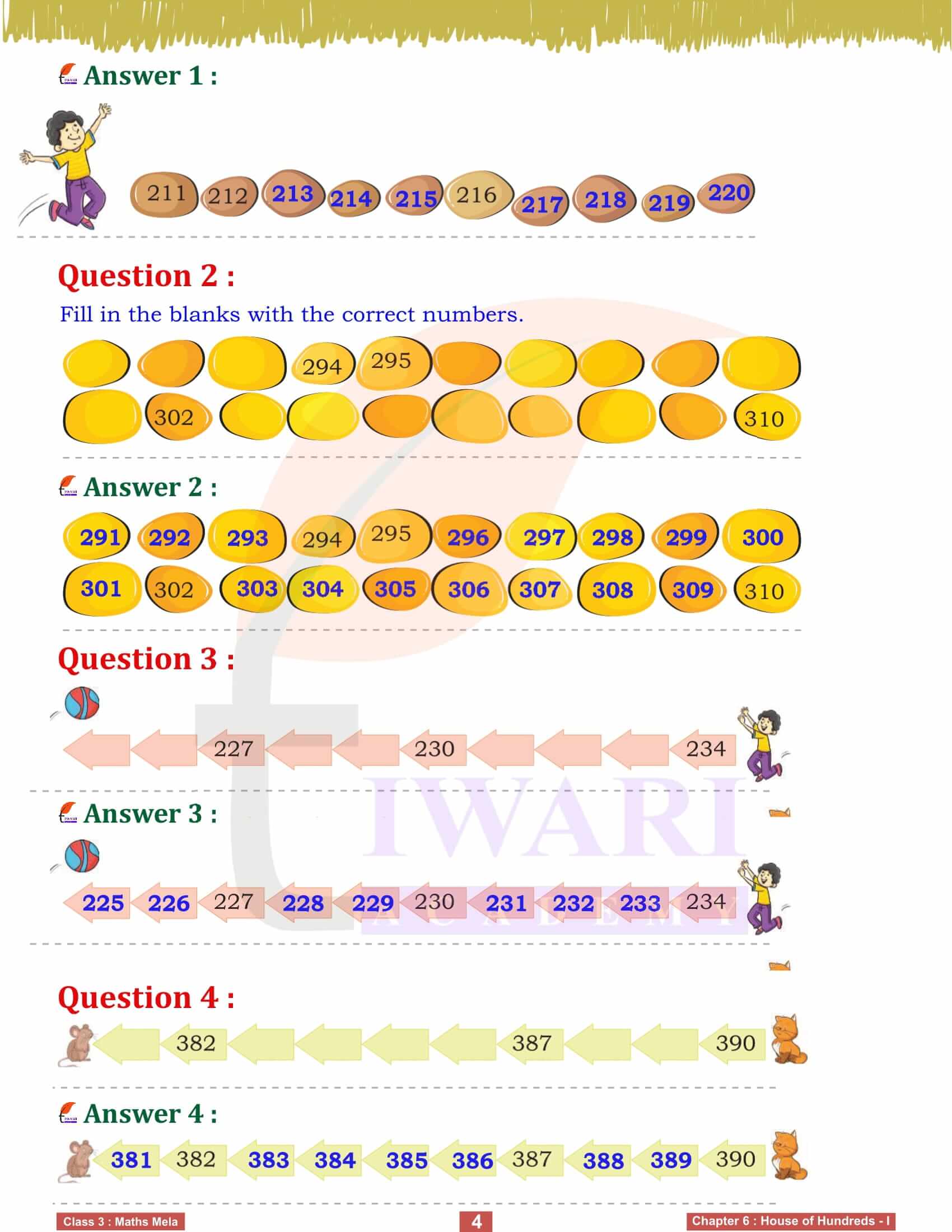 Class 3 Maths Mela Chapter 6 Solutions