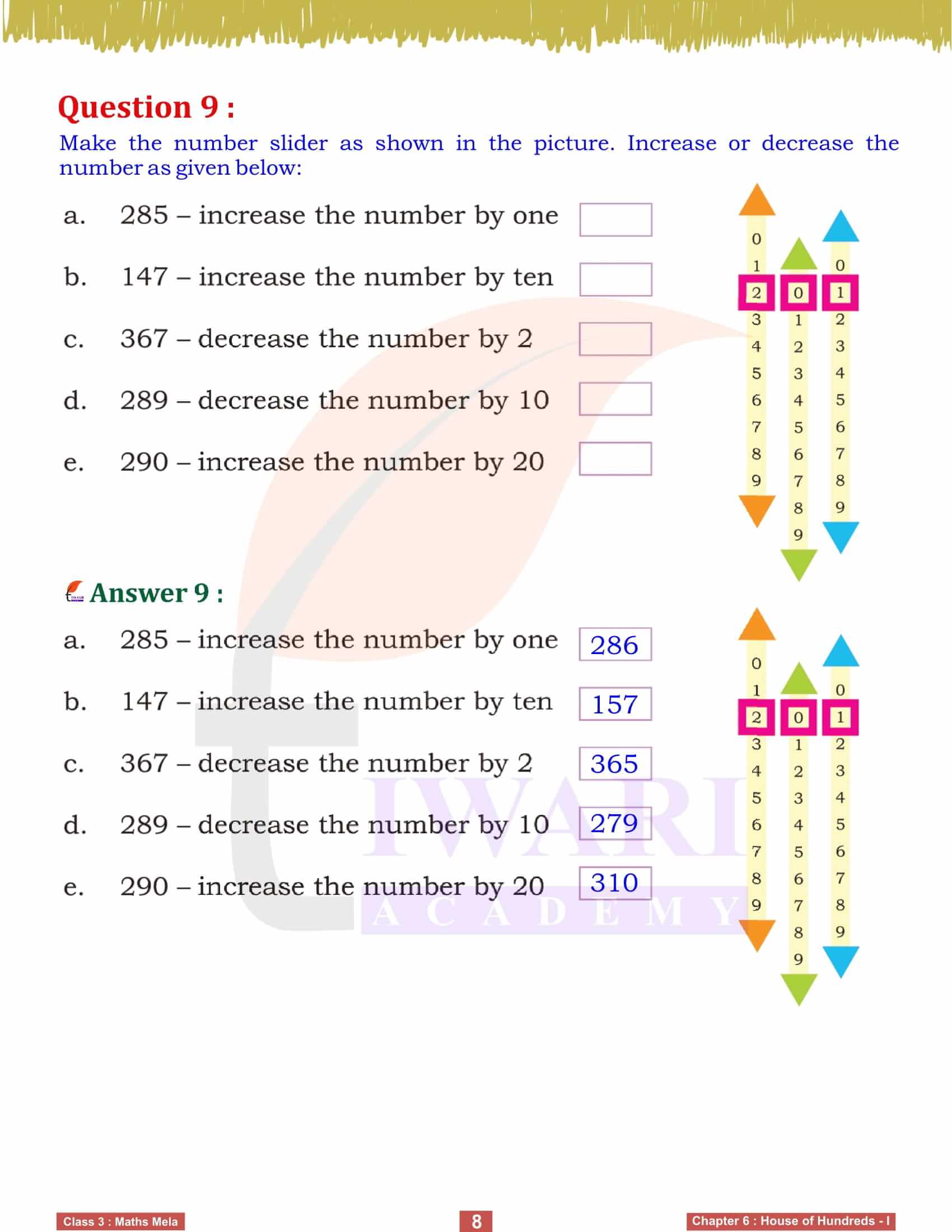 Class 3 Maths Mela Chapter 6 in English Medium