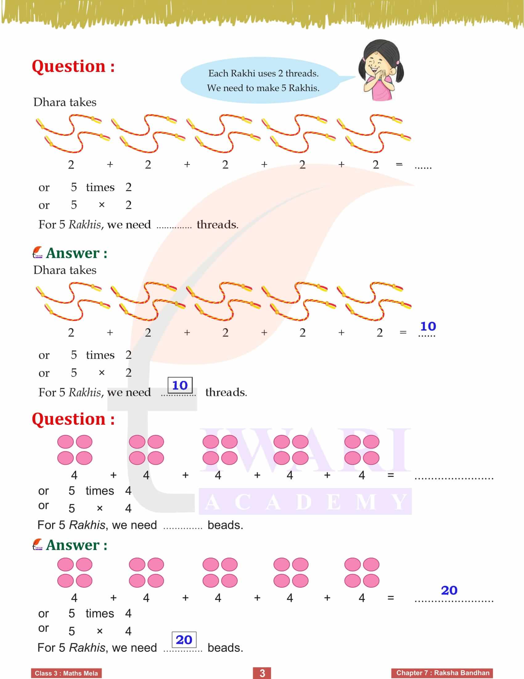 Class 3 Maths Mela Chapter 7