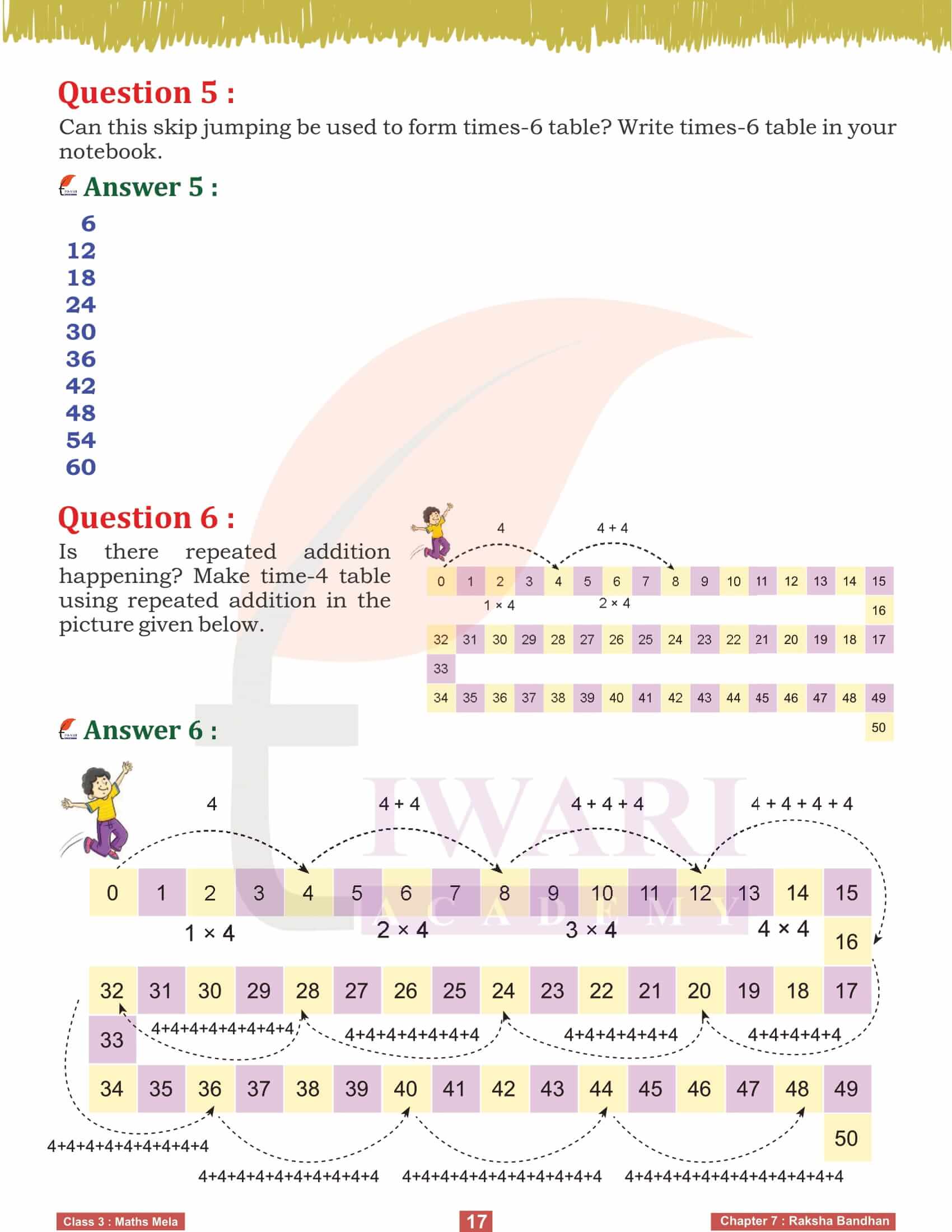 Class 3 Maths Chapter 7 Exercises