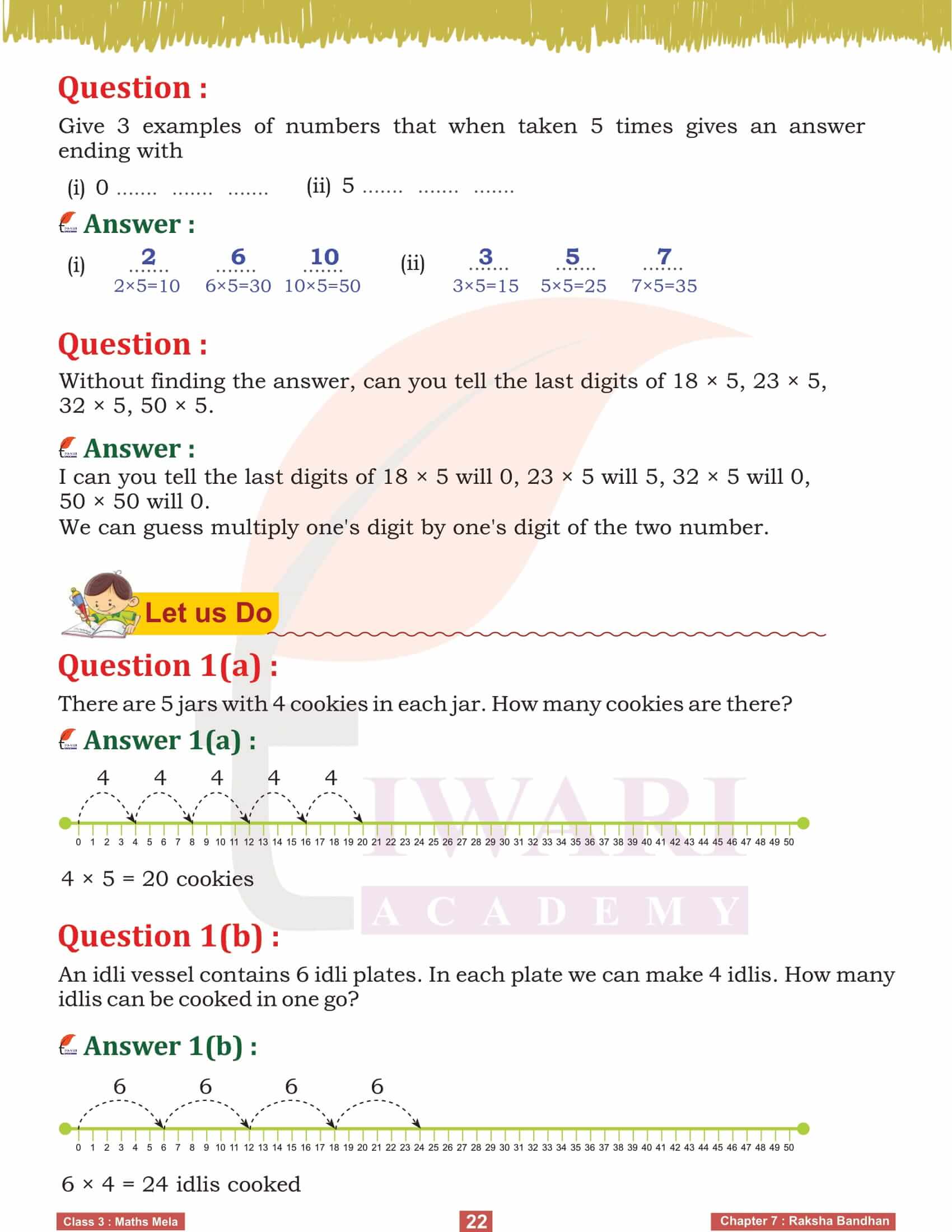 Class 3 Maths Mela Chapter 7 Raksha Bandhan complete solutions