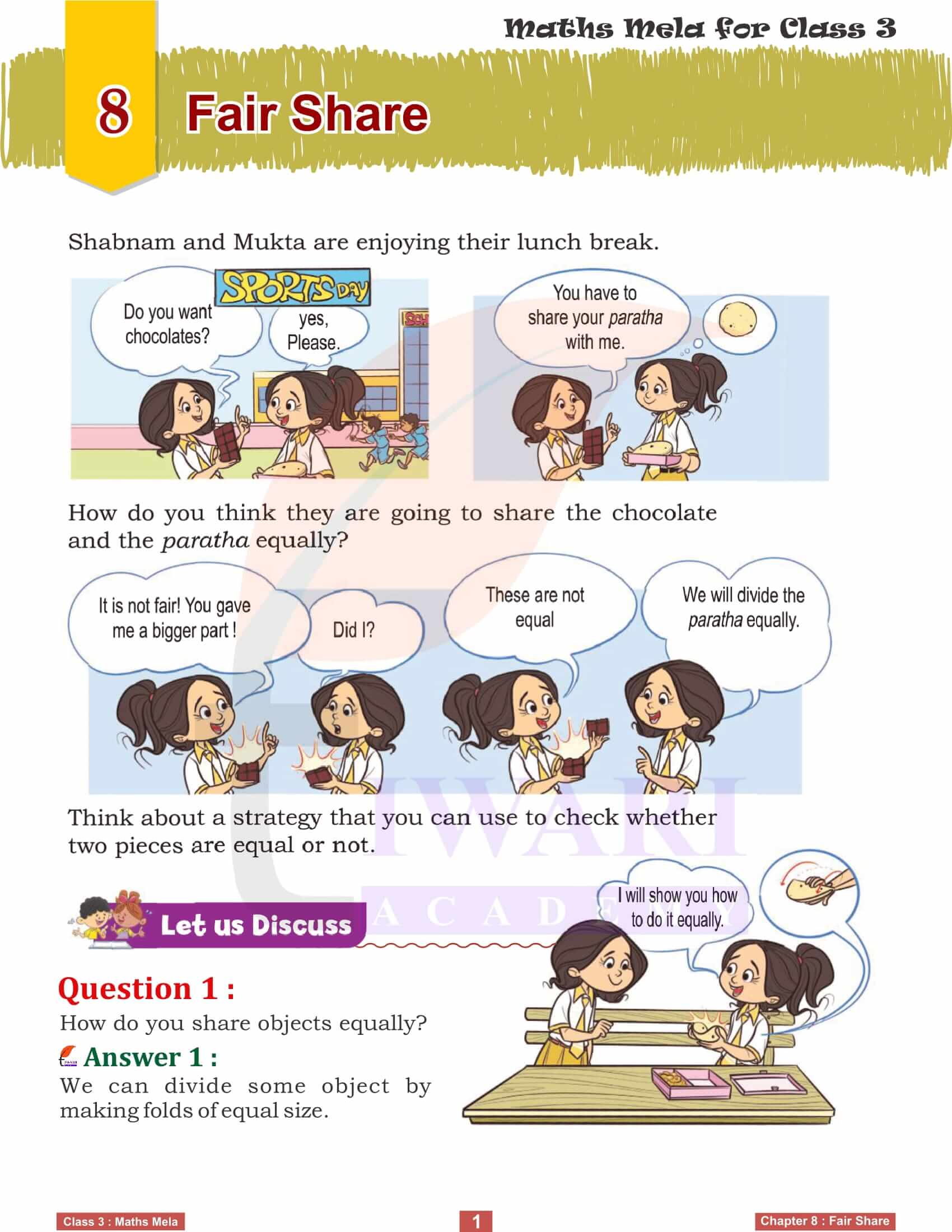 NCERT Class 3 Maths Mela Chapter 8