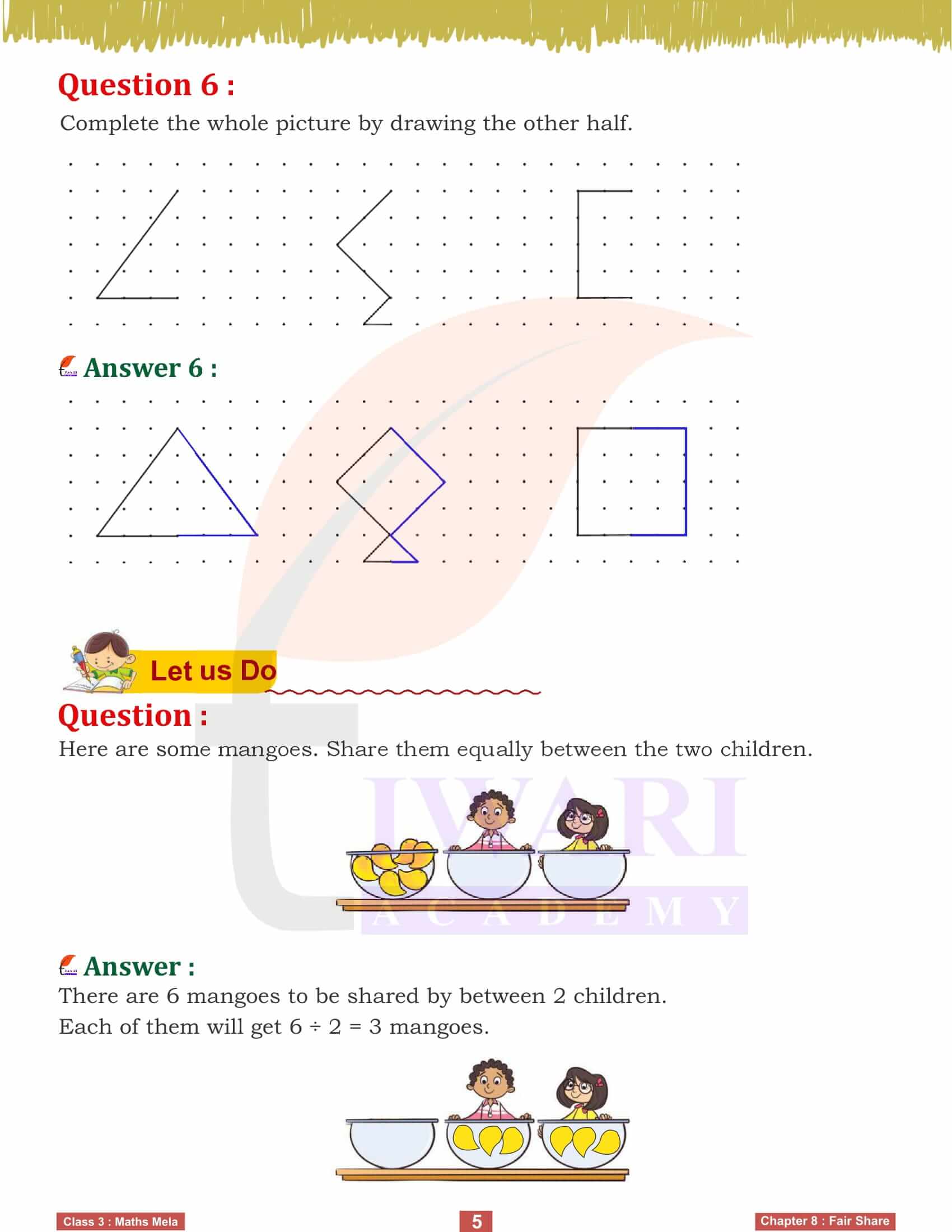 Class 3 Maths Mela Chapter 8 Activities