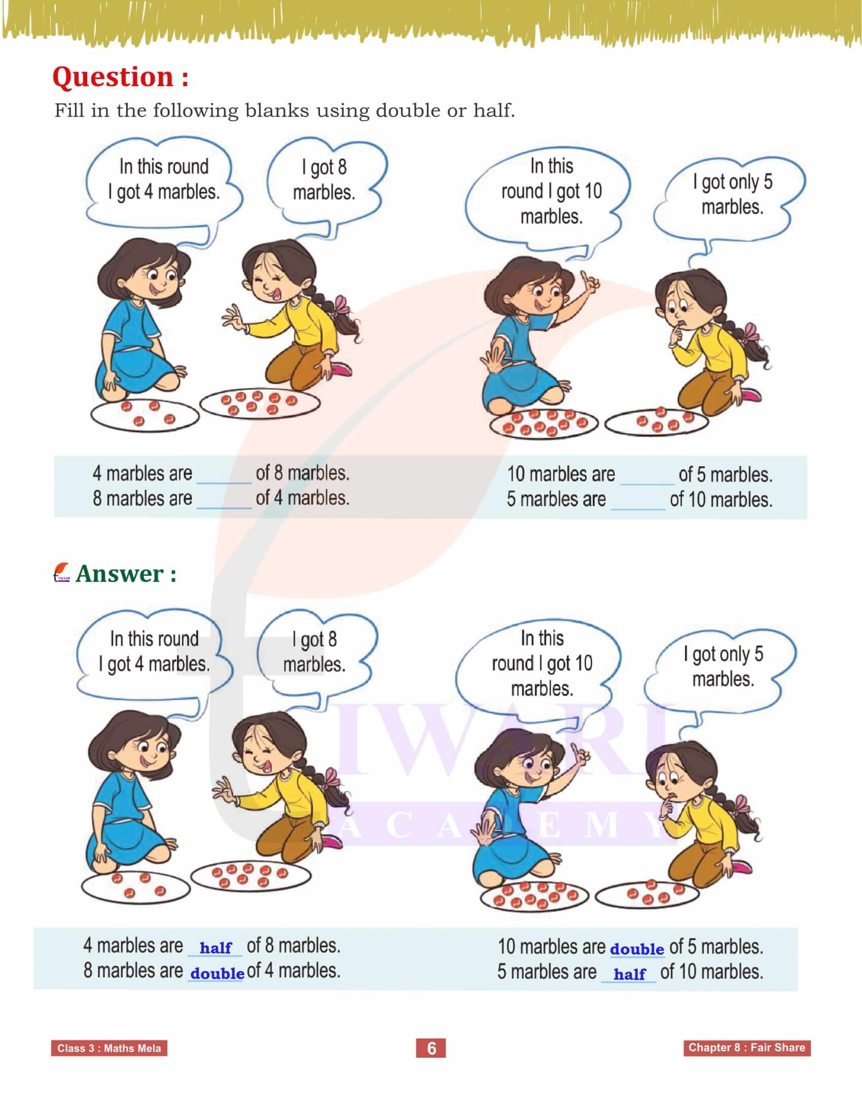 Class 3 Maths Mela Chapter 8 Solutions