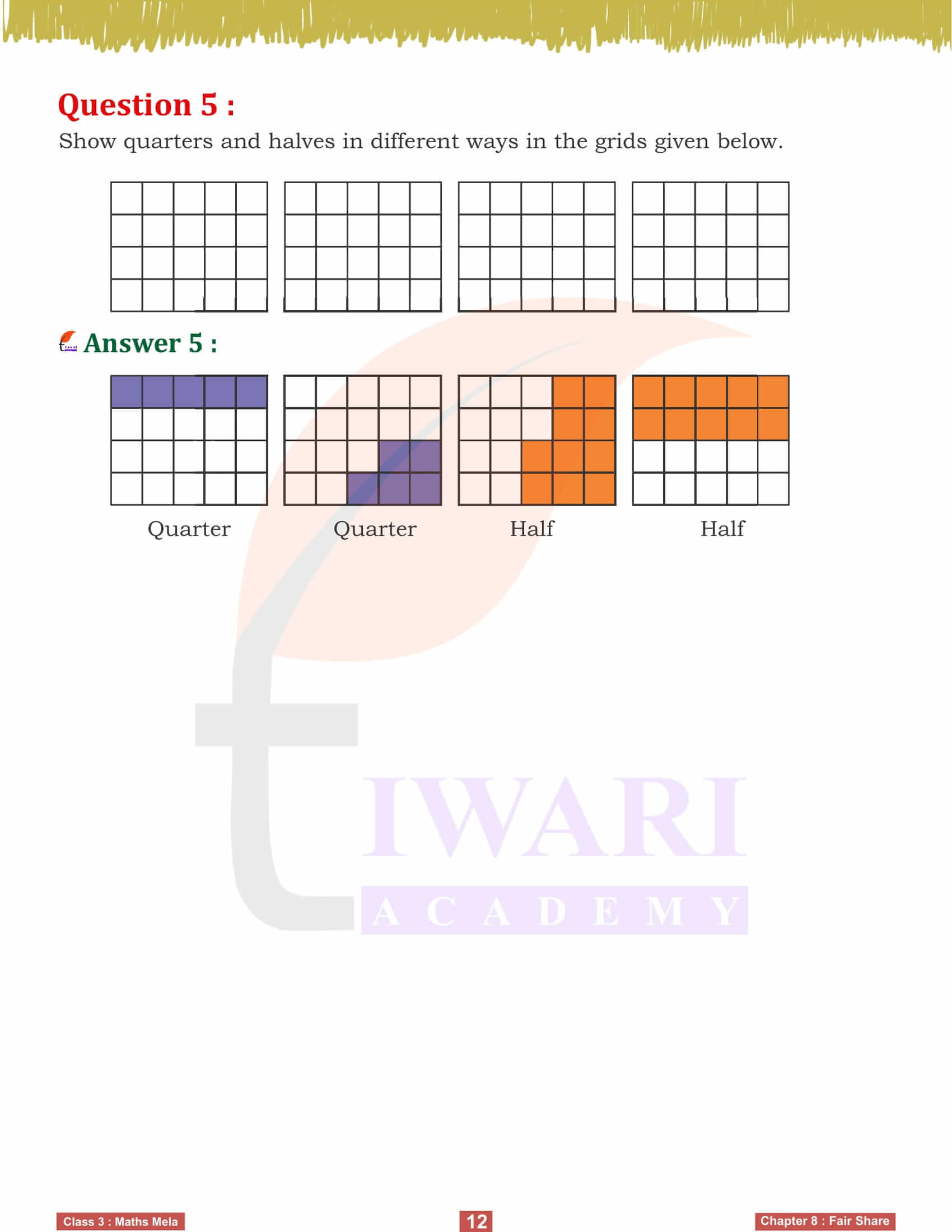 Class 3 Maths Mela Chapter 8 free to use