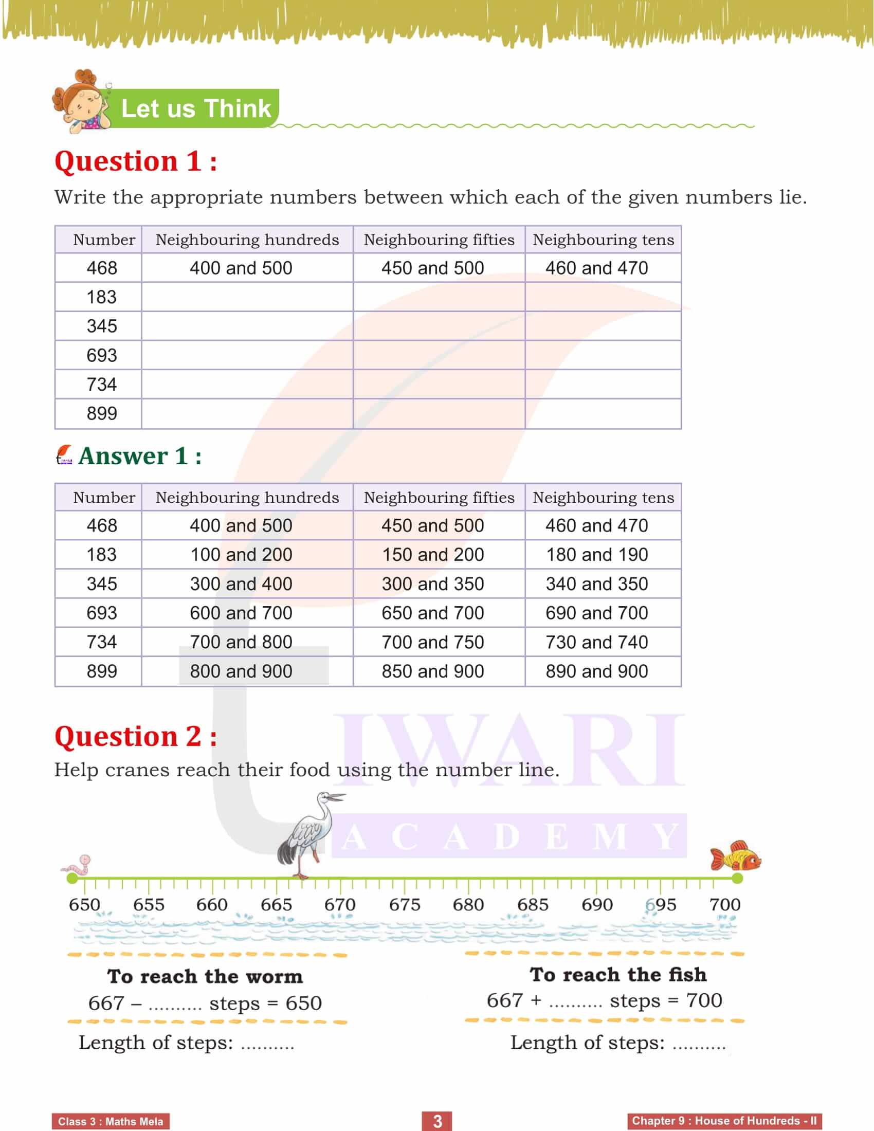 Class 3 Maths Mela Chapter 9