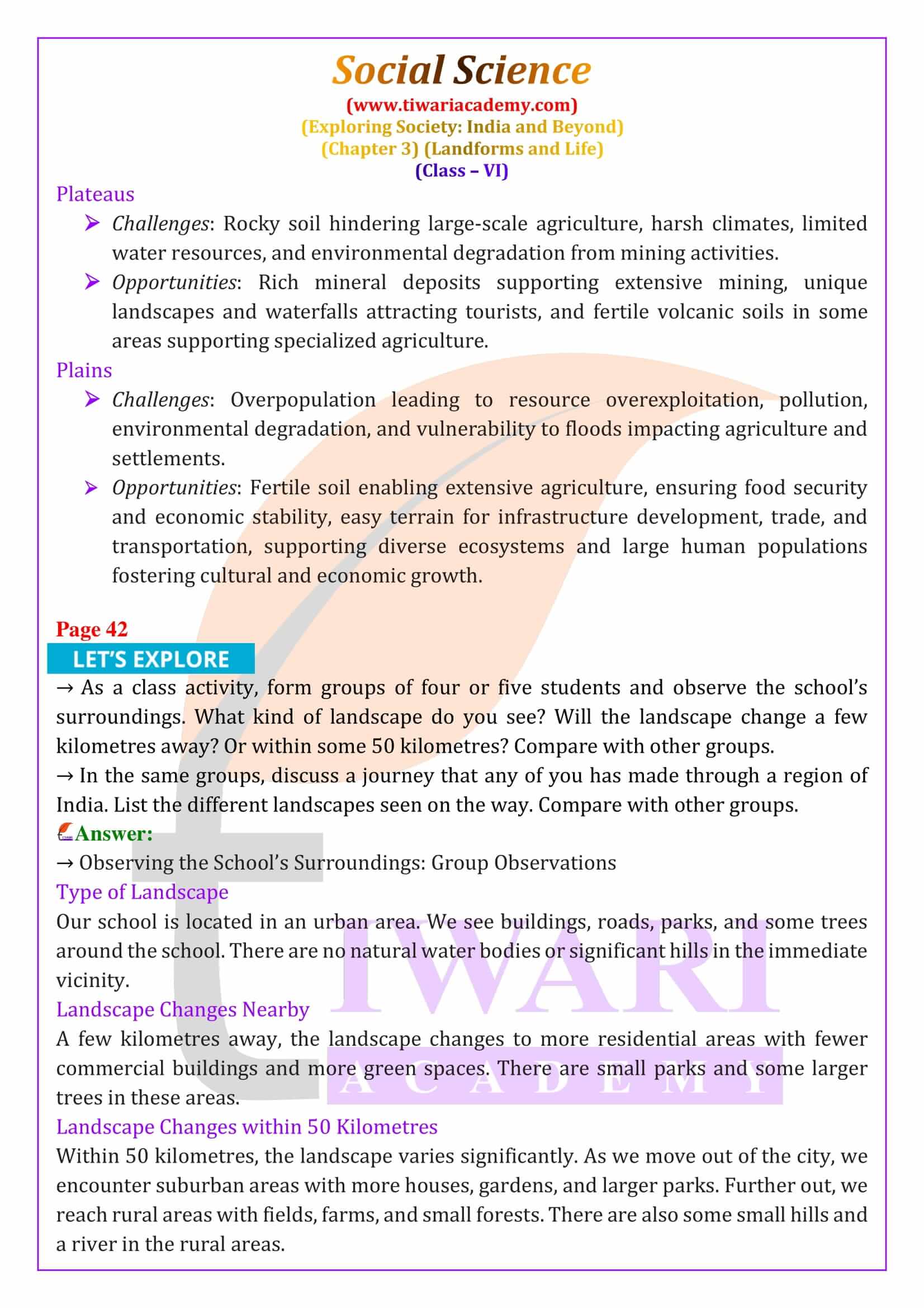 Class 6 Social Science Chapter 3 NCERT Solutions