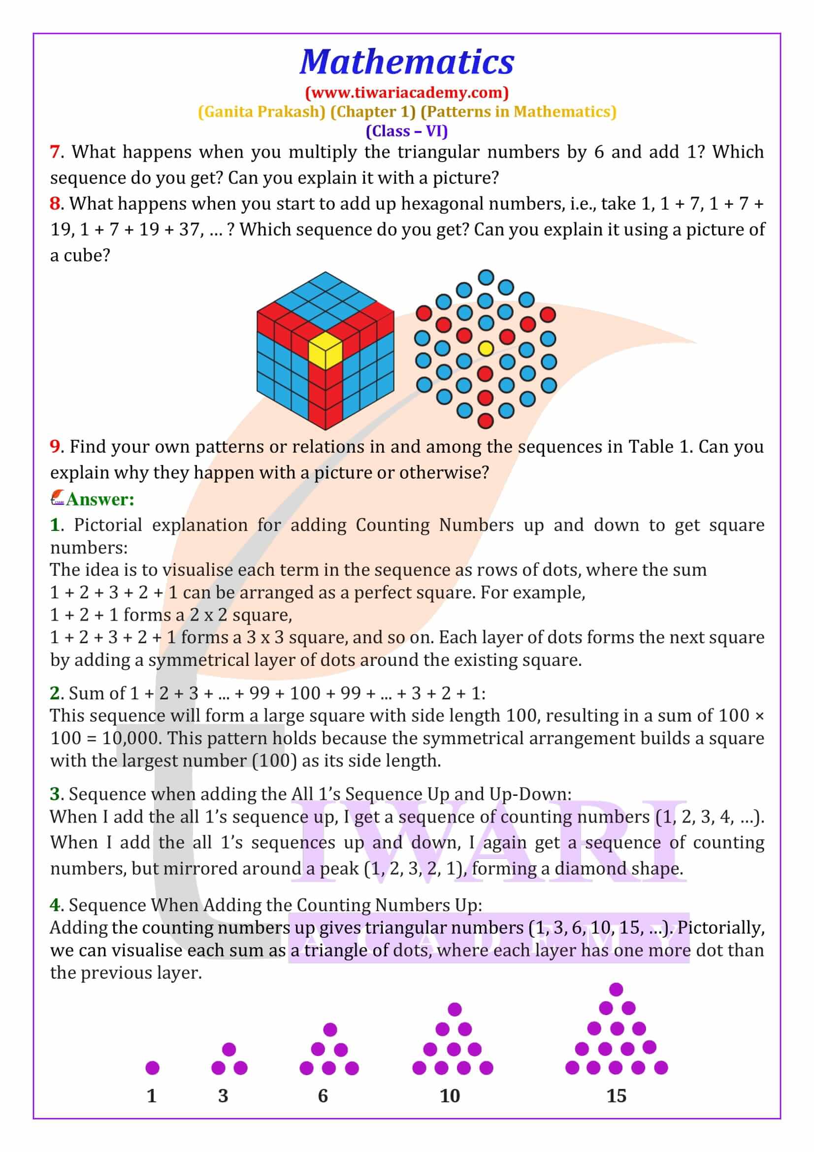 Class 6 Maths Ganita Prakash Chapter 1 free to use