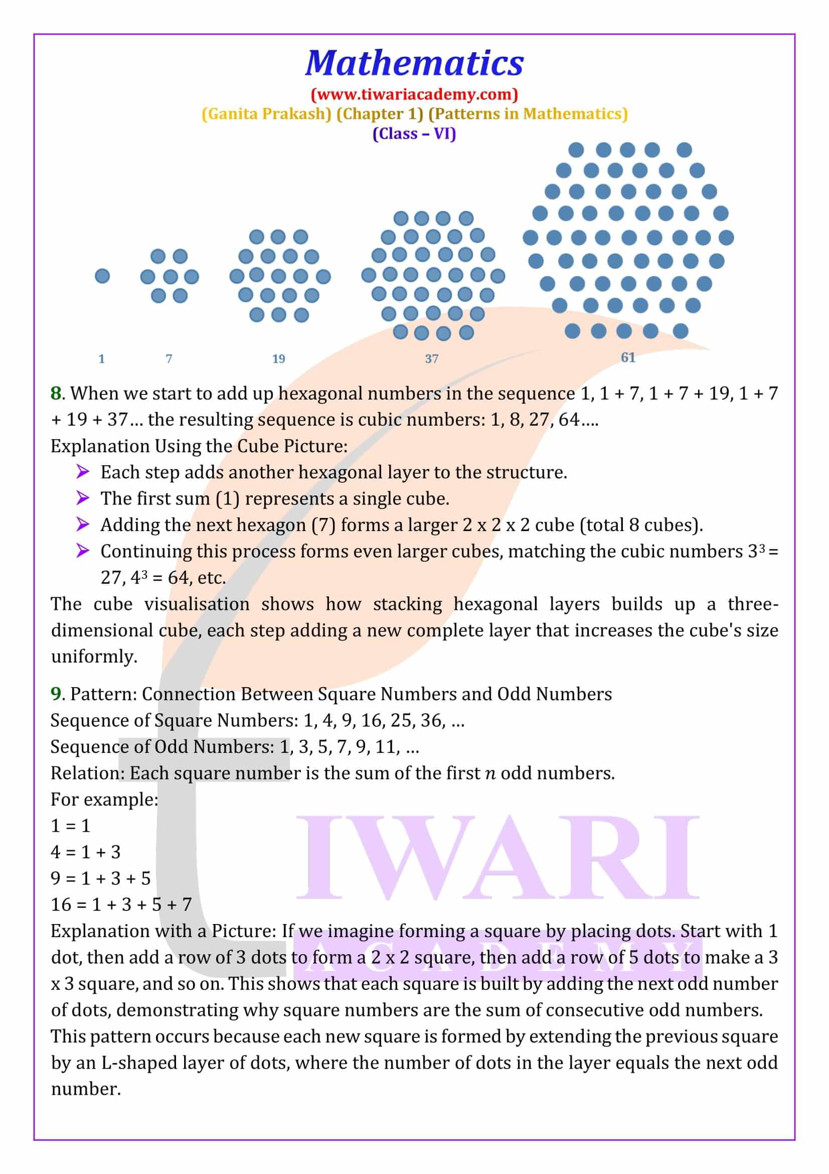 Class 6 Maths Ganita Prakash Chapter 1 Question explanation