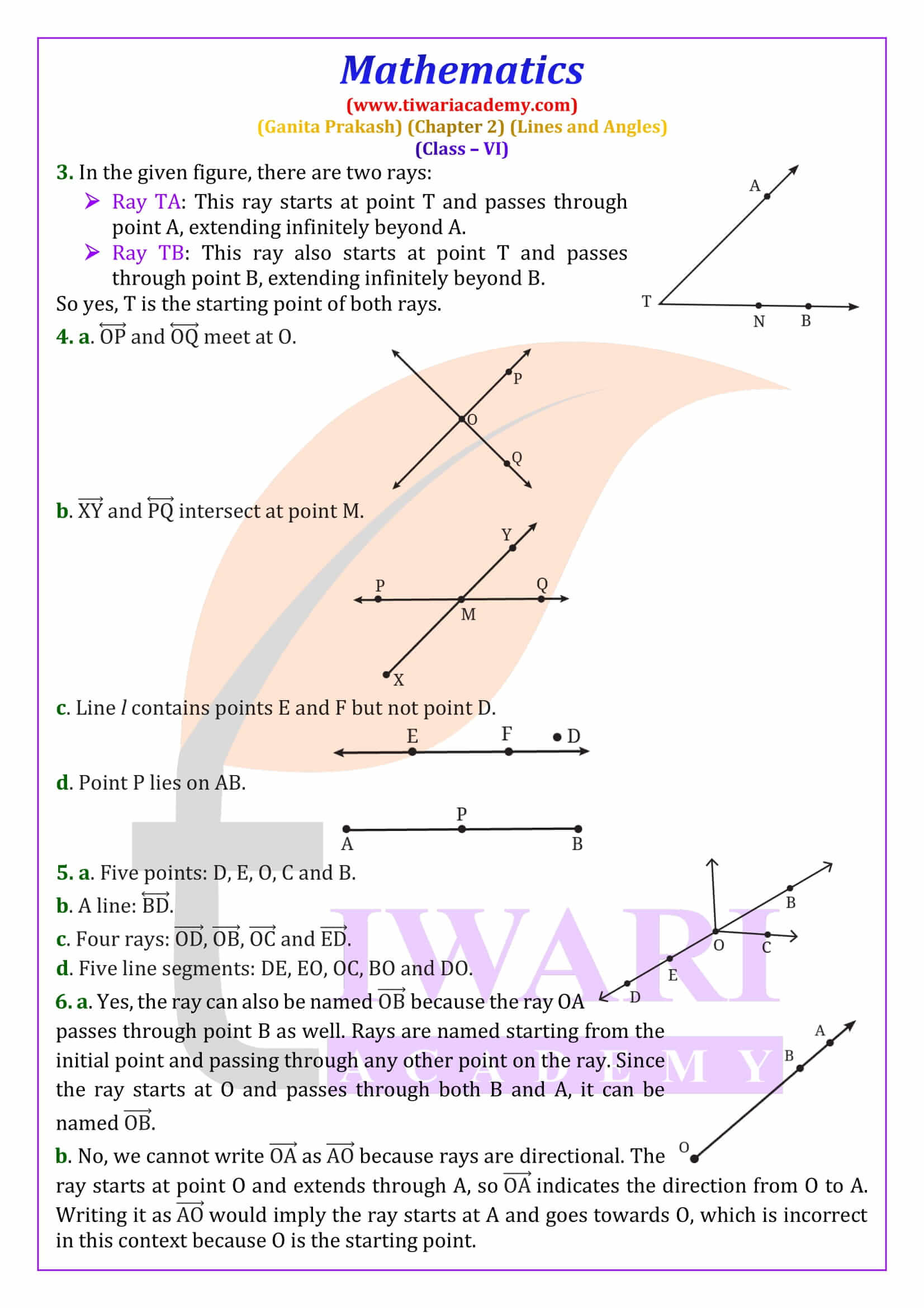 NCERT Solutions for Class 6 Maths Ganit Prakash Chapter 2