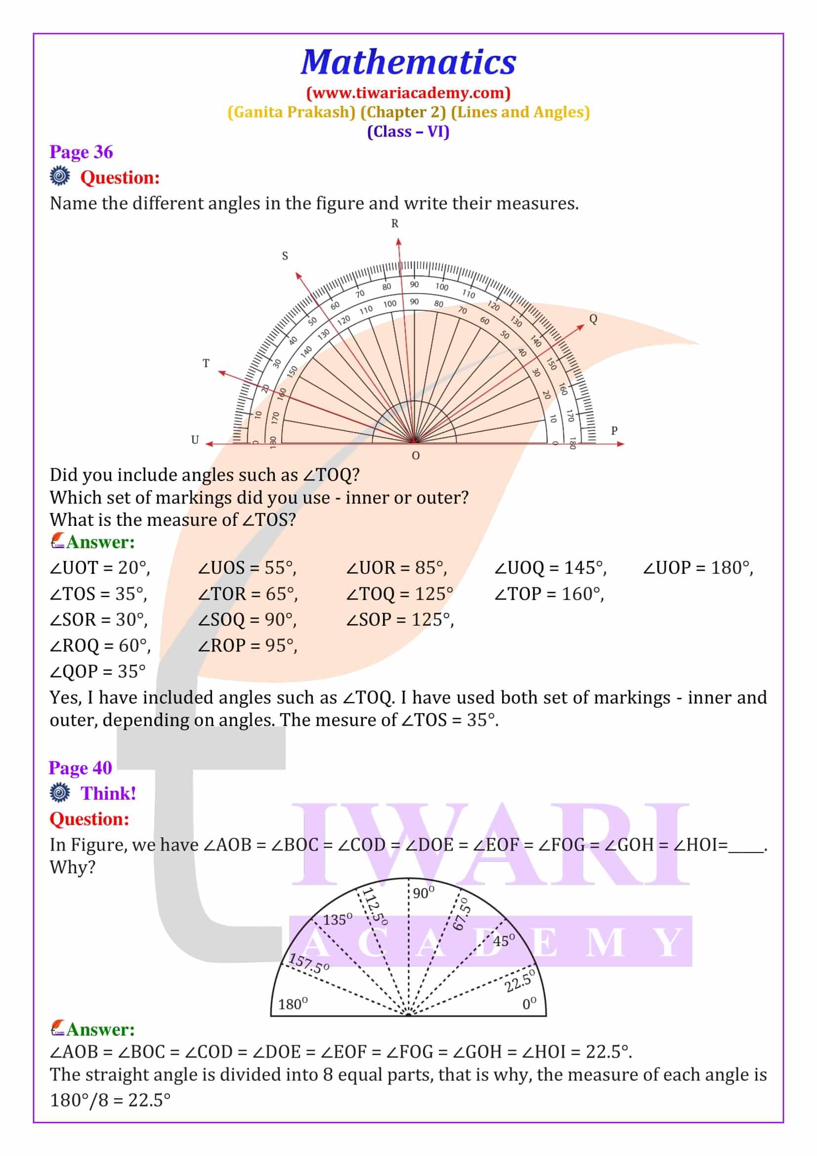 Class 6 Maths Ganit Prakash Chapter 2 Free me answers