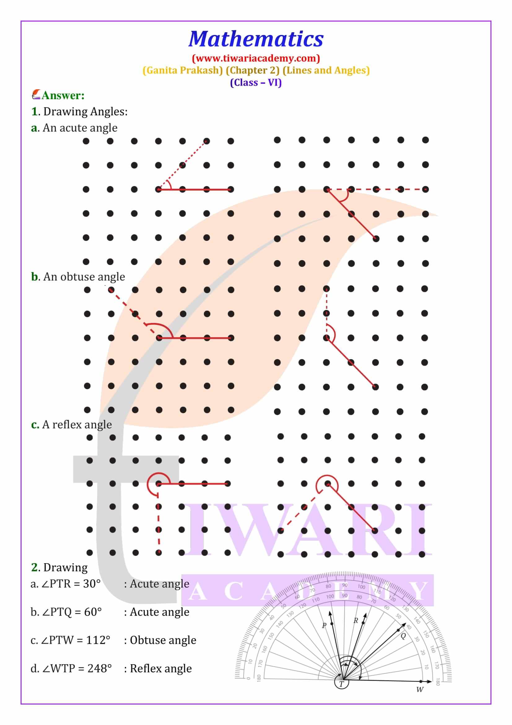 Class 6 Maths Ganit Prakash Chapter 2 guide