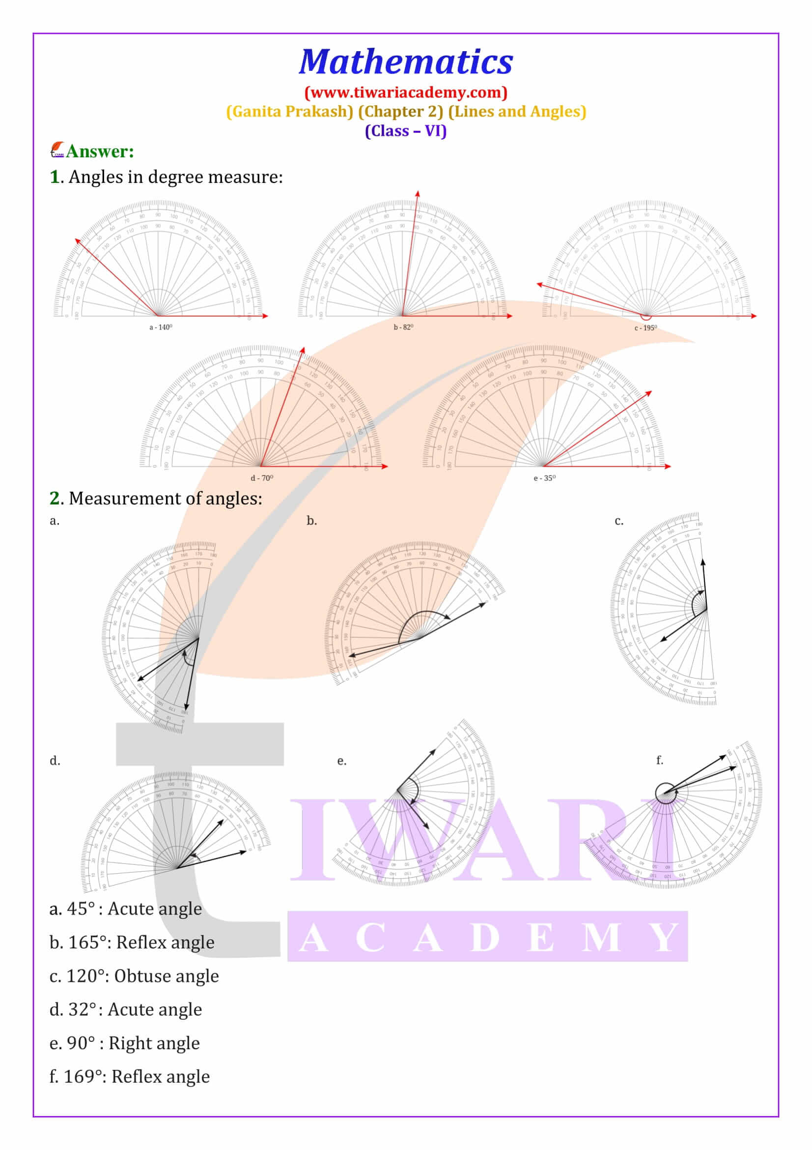 Class 6 Maths Ganit Prakash Chapter 2 NCERT Answers