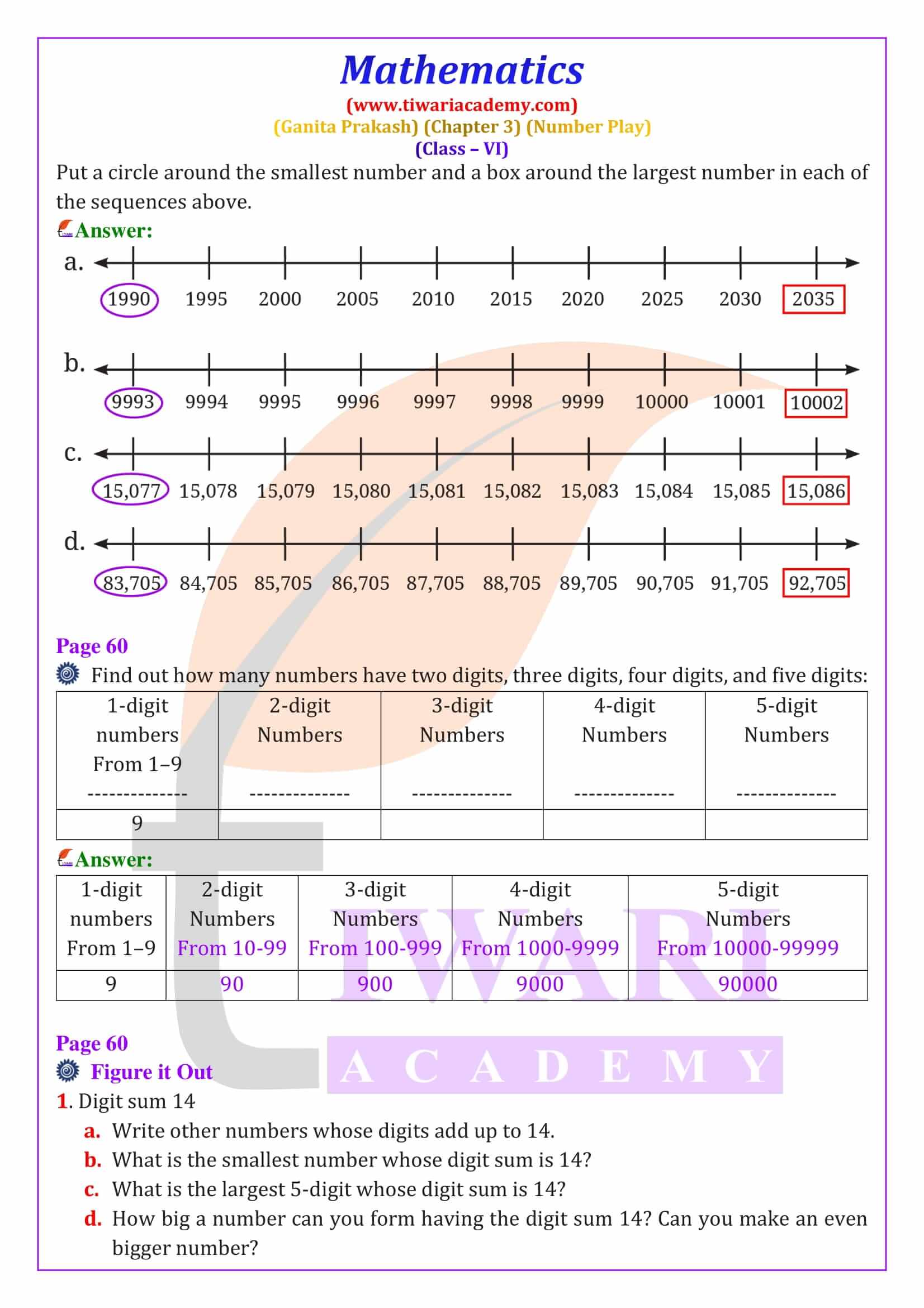 NCERT Solutions for Class 6 Maths Ganita Prakash Chapter 3 Exercises