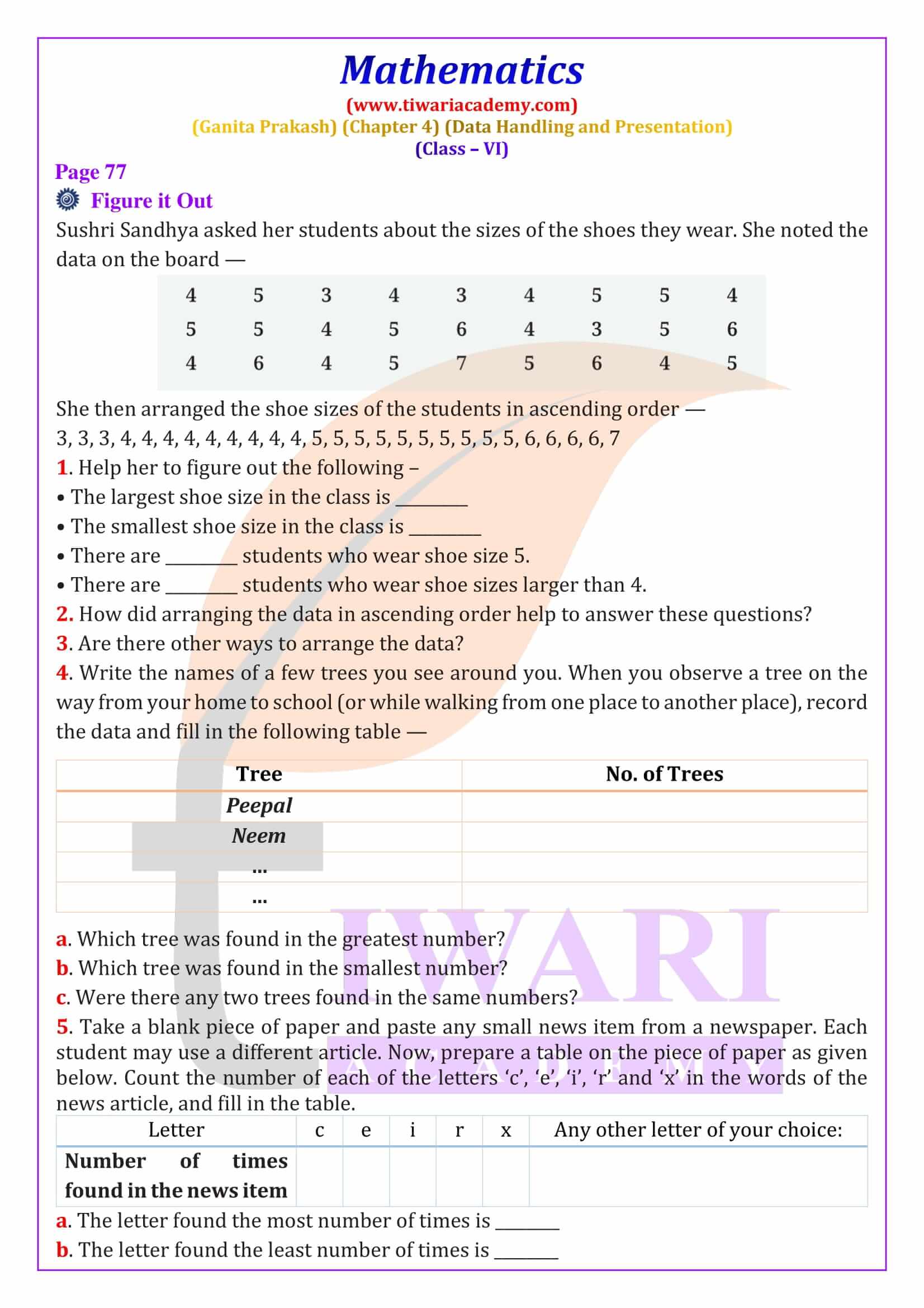 NCERT Solutions for Class 6 Maths Ganita Prakash Chapter 4 Let's Explore