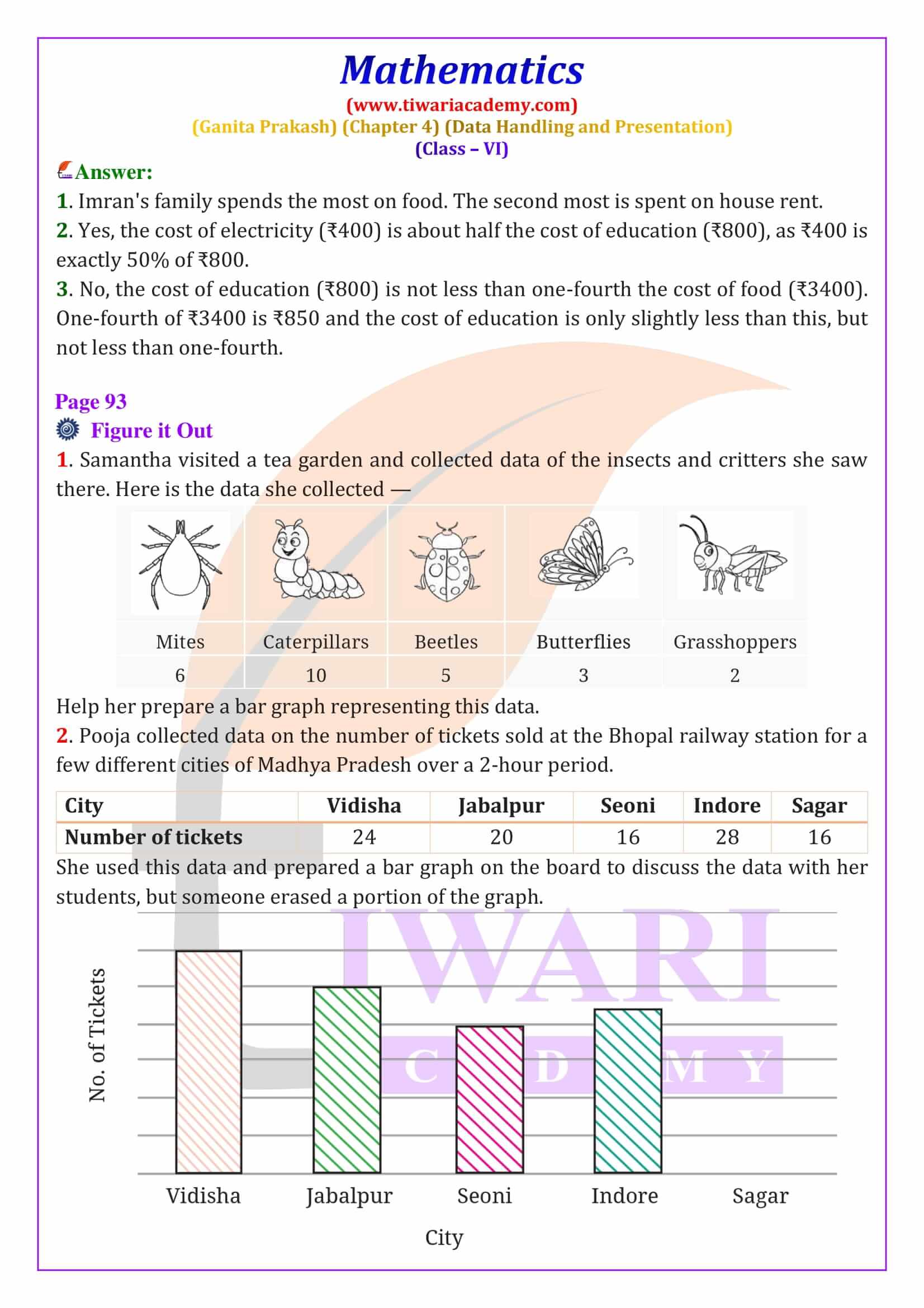 NCERT Class 6 Maths Ganit Prakash Chapter 4 Question Answers