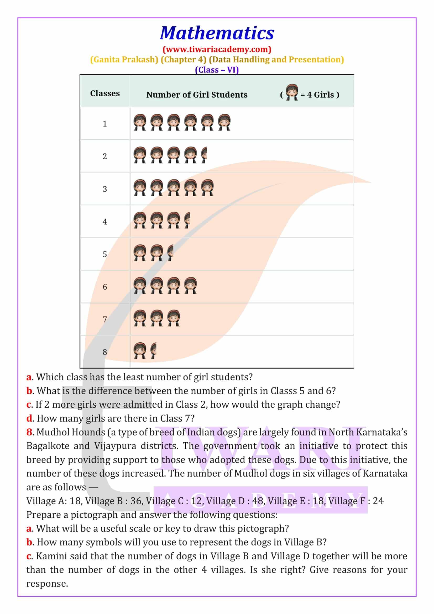 Class 6 Maths Ganit Prakash Chapter 4 NCERT Solutions