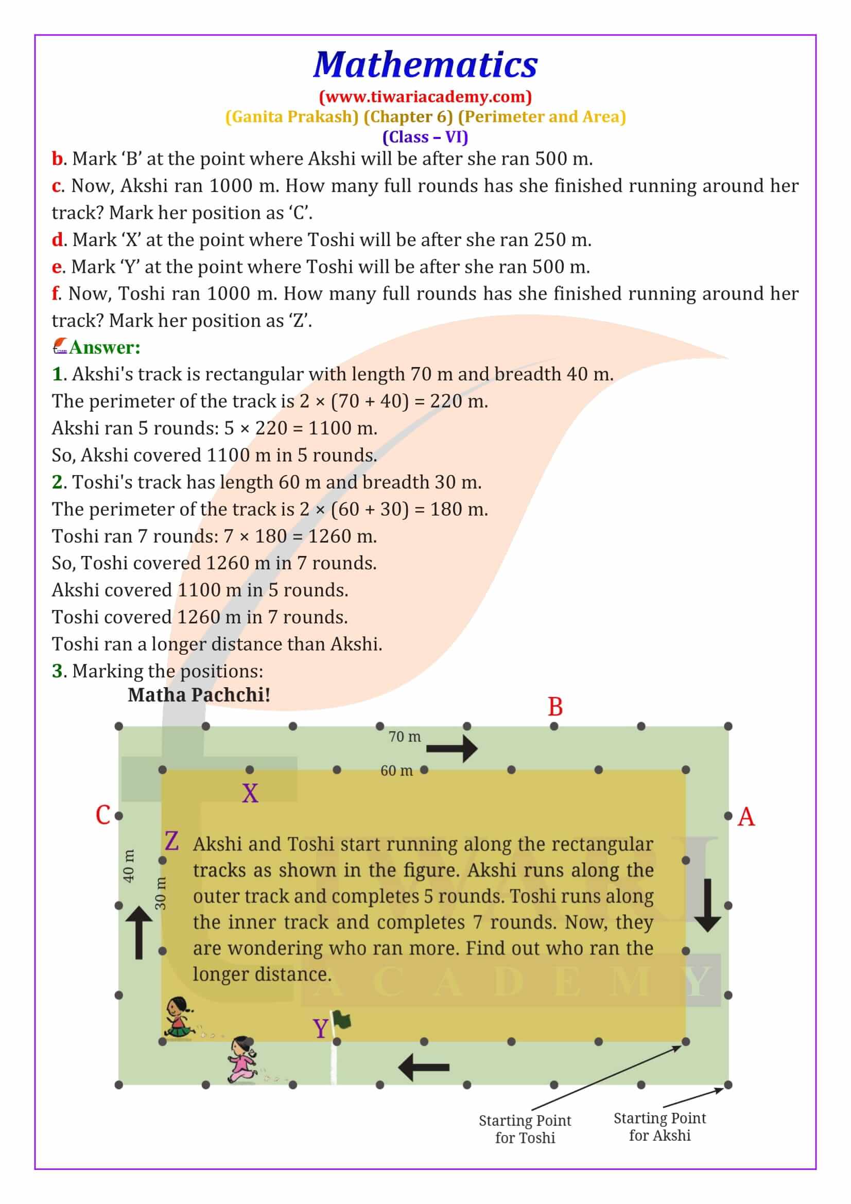 NCERT Solutions for Class 6 Maths Ganita Prakash Chapter 6 for new session