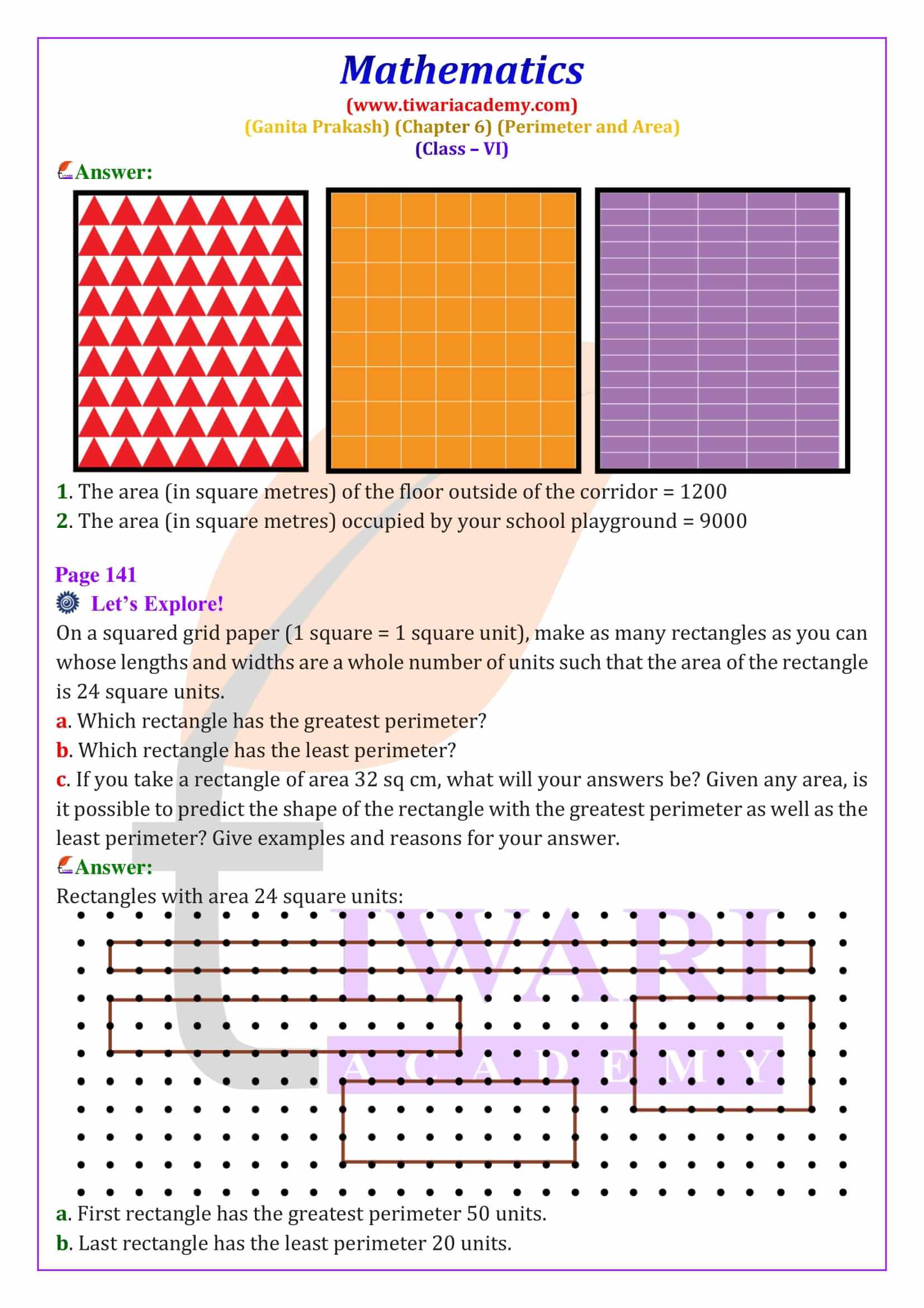 Class 6 Maths Ganita Prakash Chapter 6 guide in English