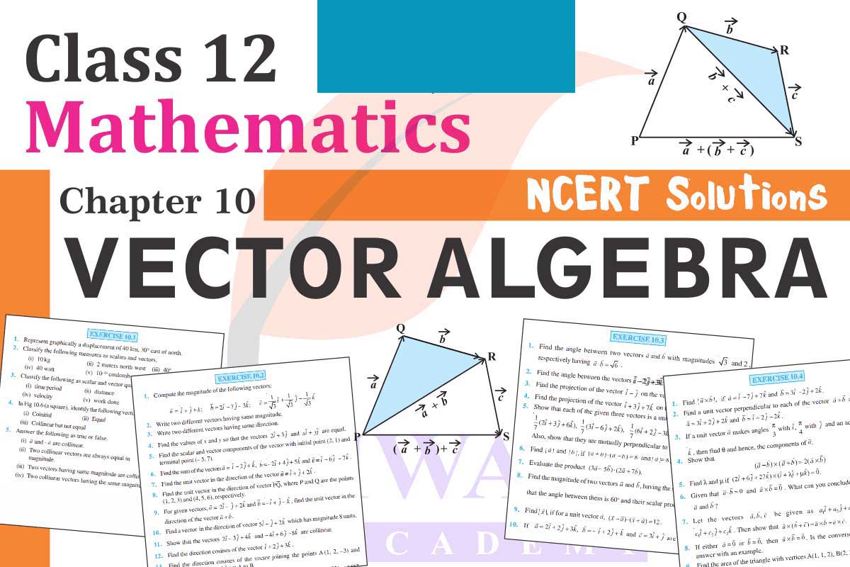 Class 12 Mathematics Chapter 10 Vector Algebra